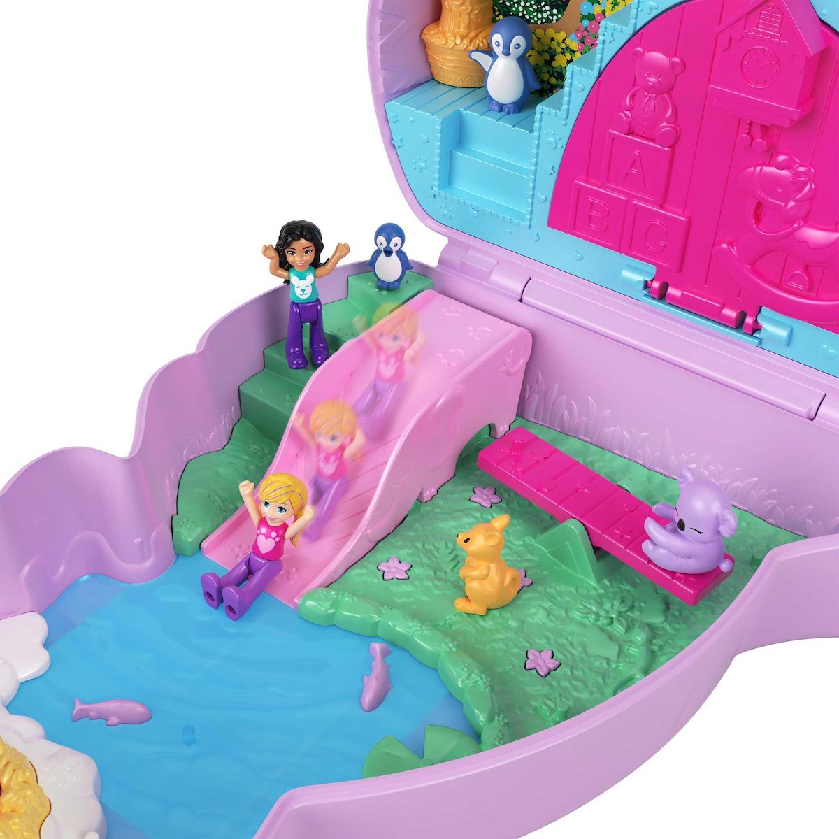MATTEL Sac à main surprise Kangourou Polly Pocket