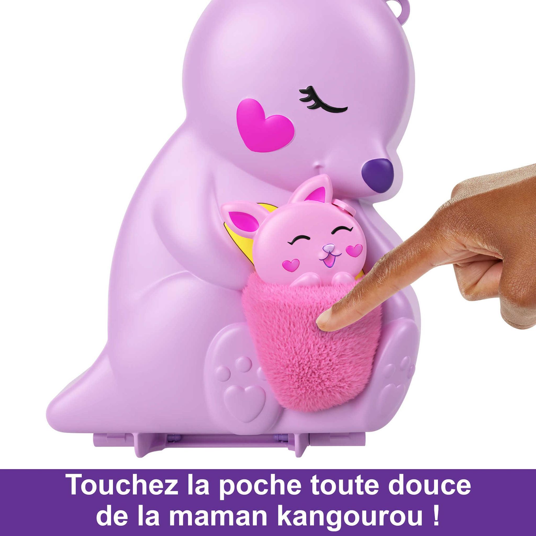 Voir la diapositive 10 : MATTEL Sac à main surprise Kangourou Polly Pocket