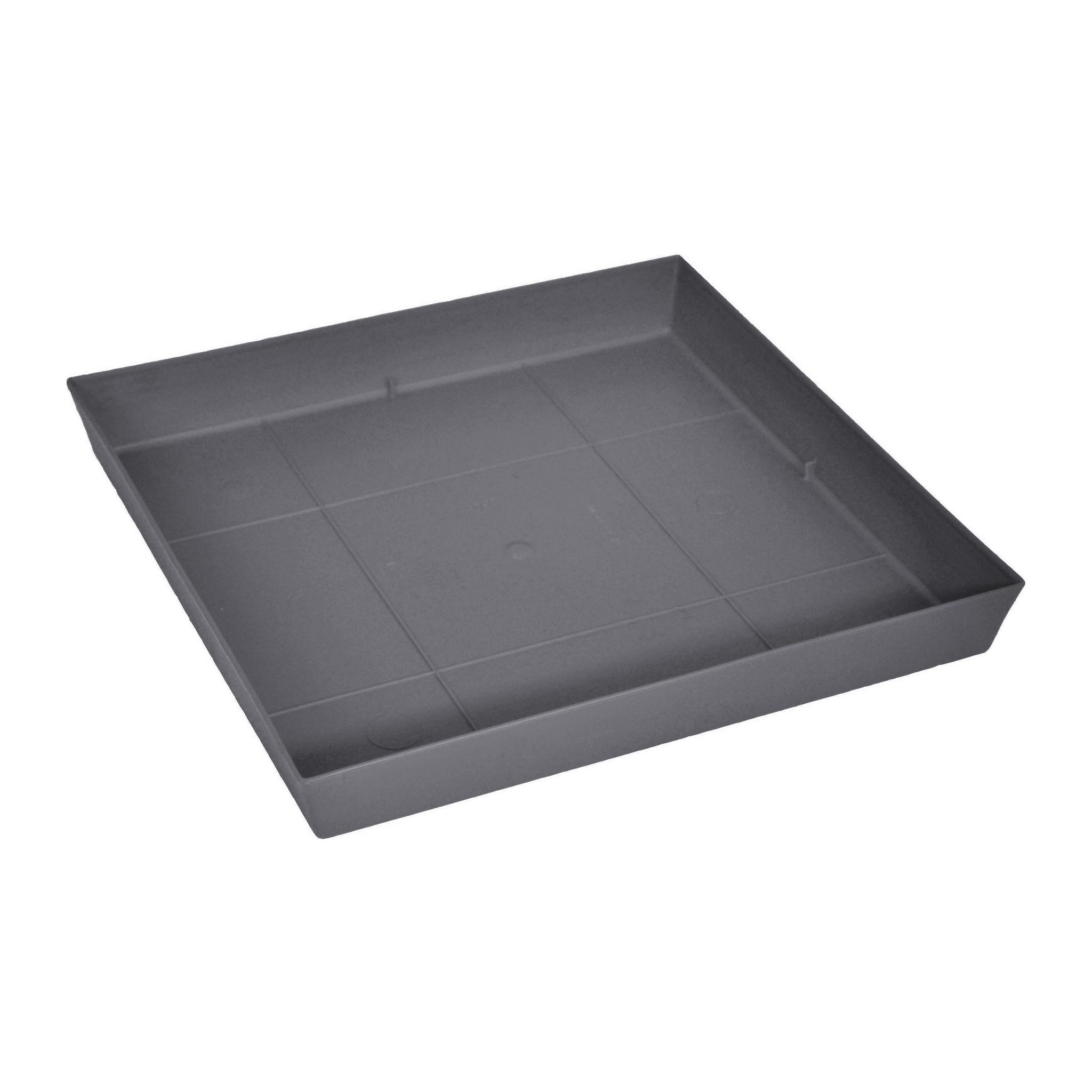 GARDENSTAR Soucoupe pour pot IQFAL 40x40 cm - Gris