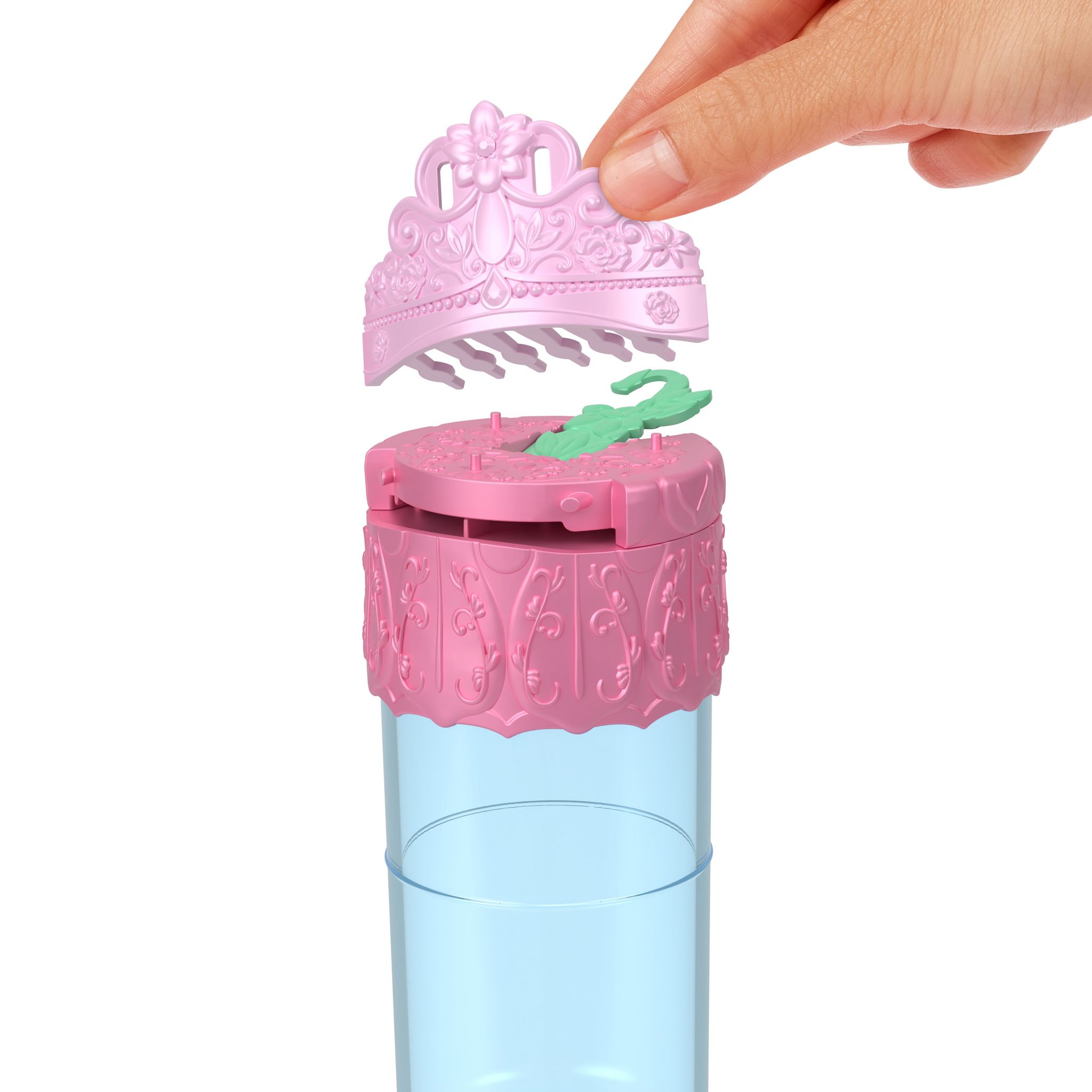 Voir la diapositive 5 : MATTEL Coffret Mini poupée Royal Color Reveal Disney Princess