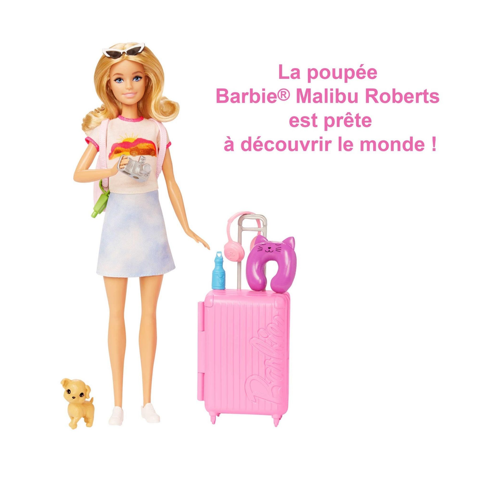 Voir la diapositive 2 : MATTEL Poupée Barbie Voyage