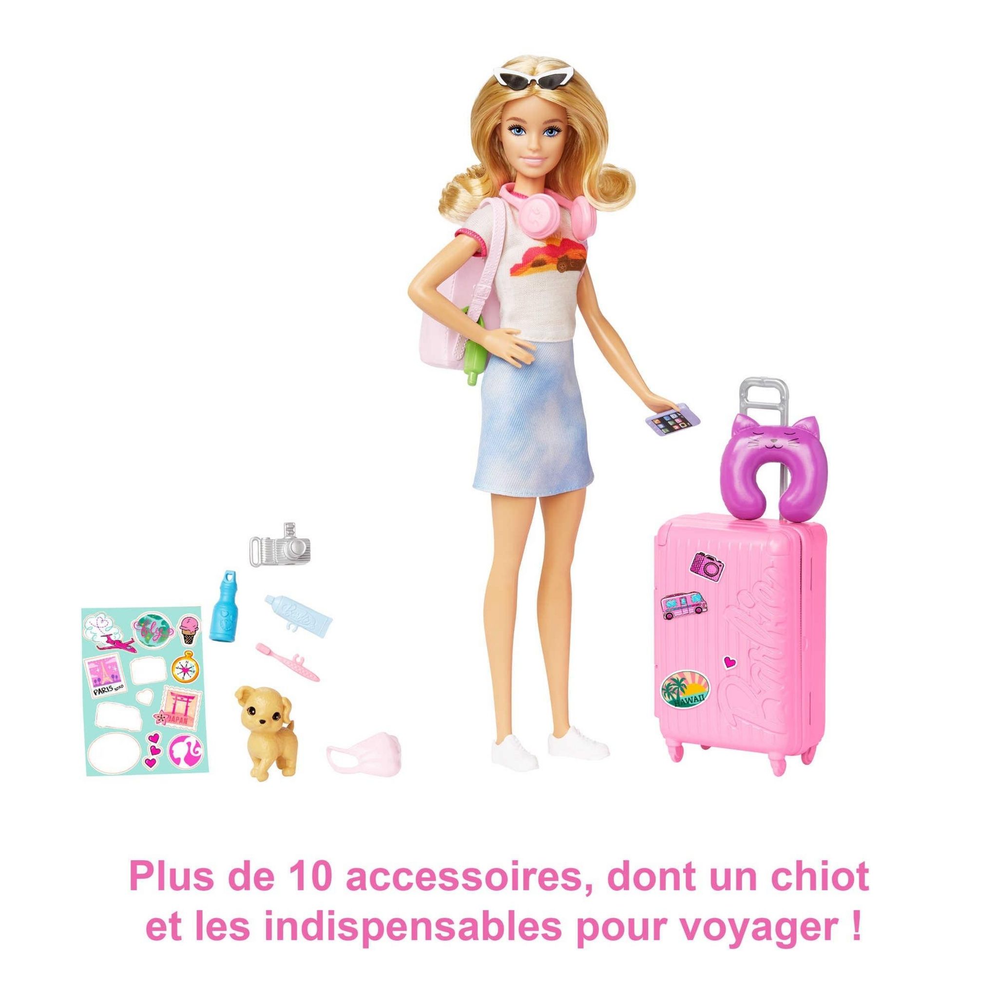 Voir la diapositive 3 : MATTEL Poupée Barbie Voyage