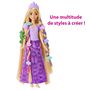 Voir la diapositive 4 : MATTEL Poupée Raiponce Chevelure Fabuleuse et 15 accessoires