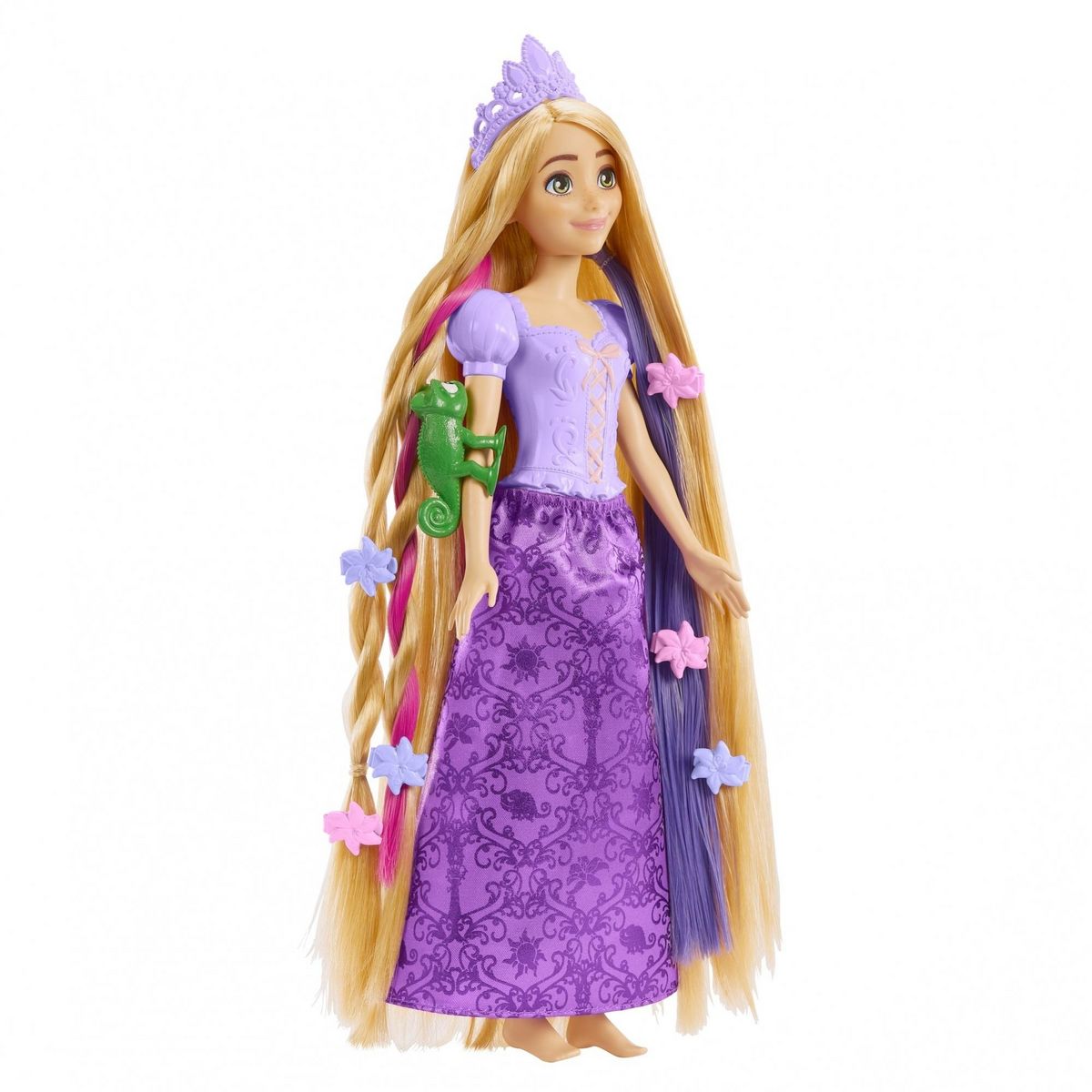 MATTEL Poupée Raiponce Chevelure Fabuleuse et 15 accessoires