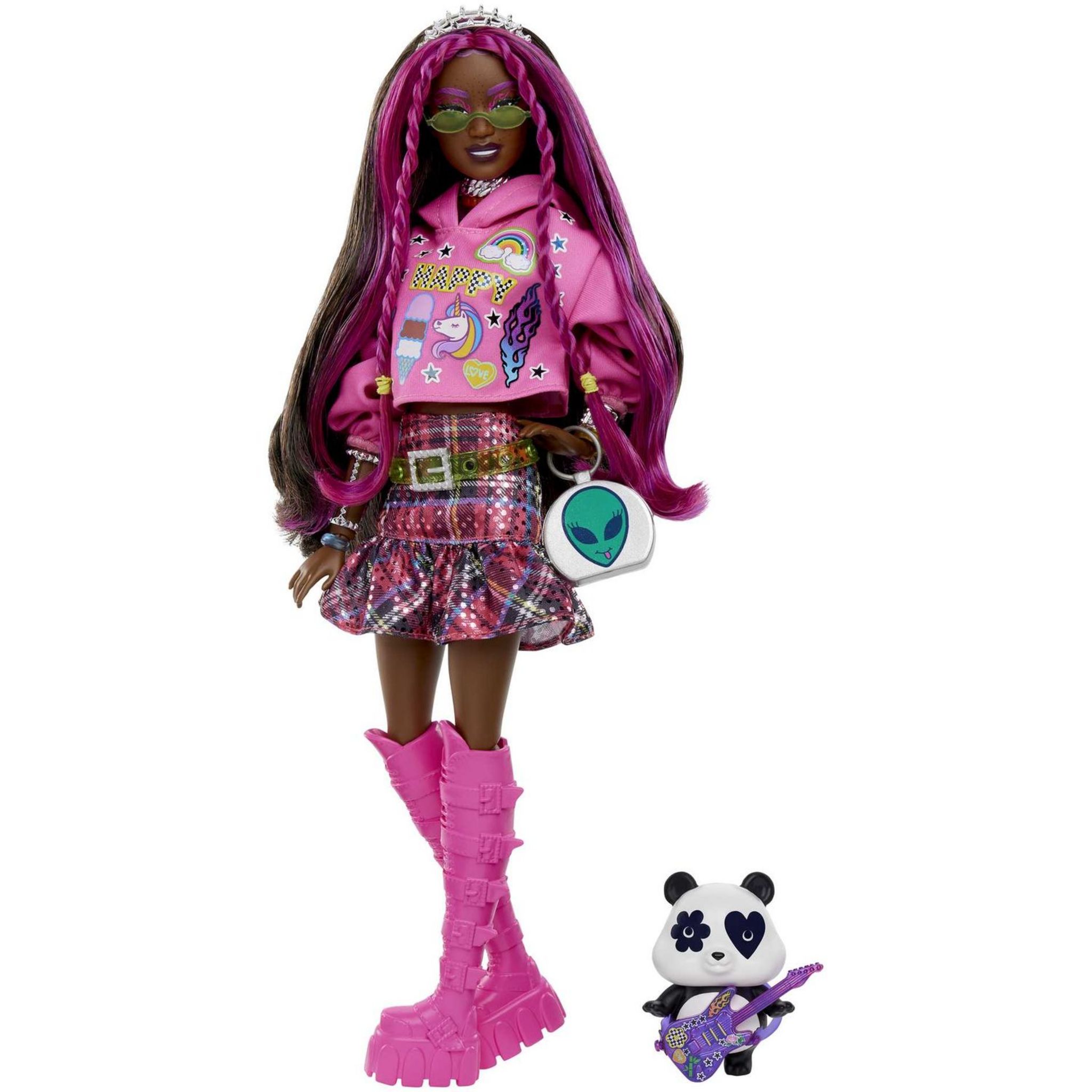 Voir la diapositive 3 : MATTEL Poupée Barbie extra et Panda