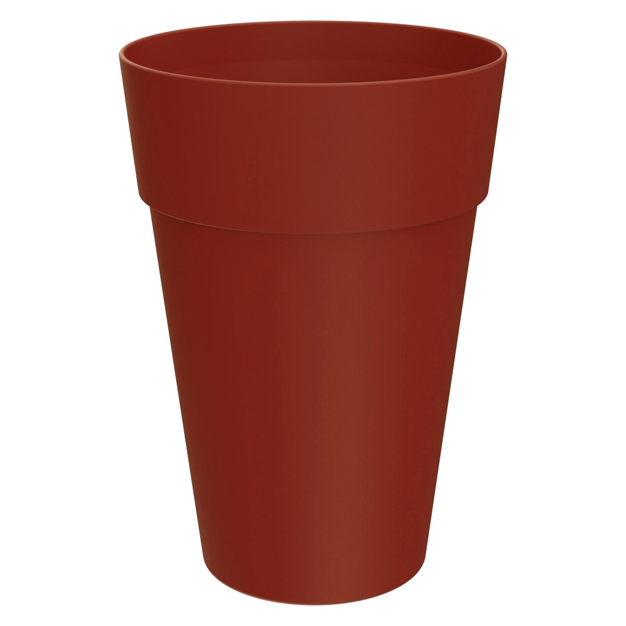 GARDENSTAR Pot en plastique ICFAL - Rouge marsala - 35cm