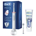 ORAL-B Brosse à dents électrique PRO 3800 - Blanc