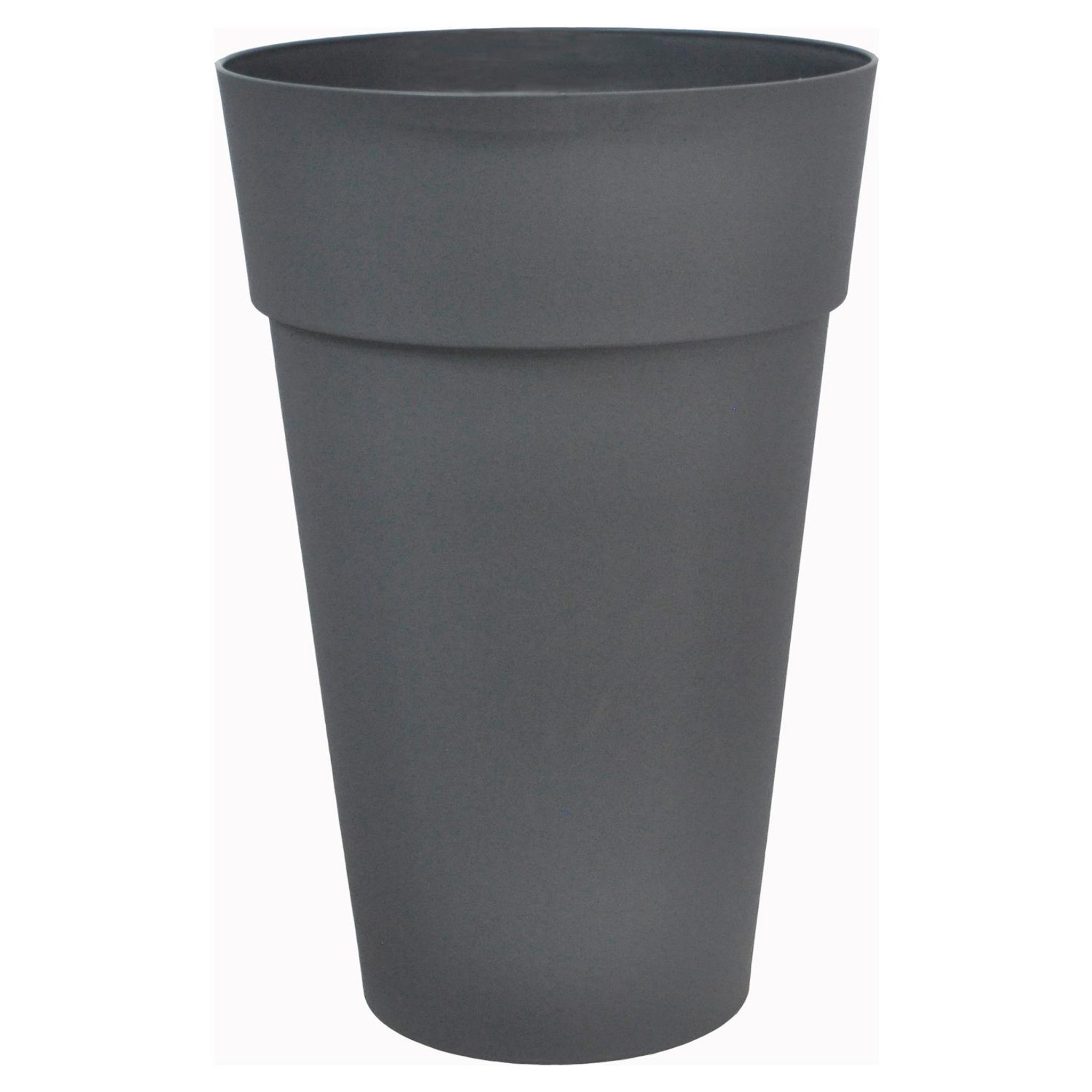 GARDENSTAR Pot en plastique ICFAL - D35H51cm - SMOKE