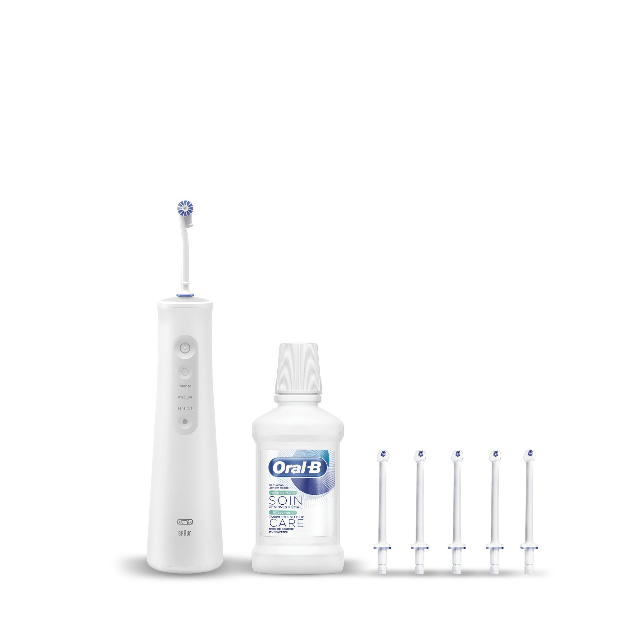 Voir la diapositive 2 : ORAL-B Hydropulseur Microjet 4 - Blanc