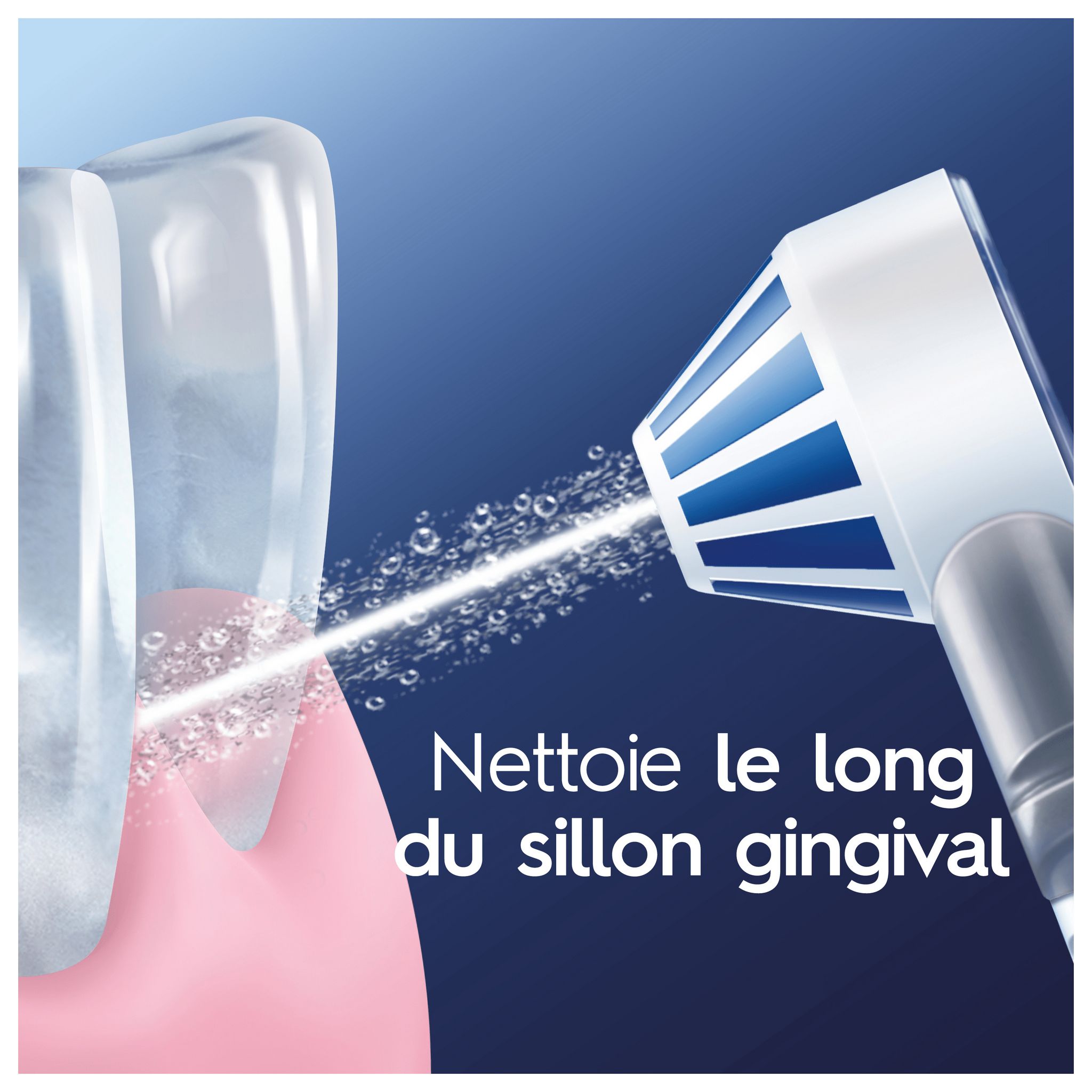 Voir la diapositive 5 : ORAL-B Hydropulseur Microjet 4 - Blanc