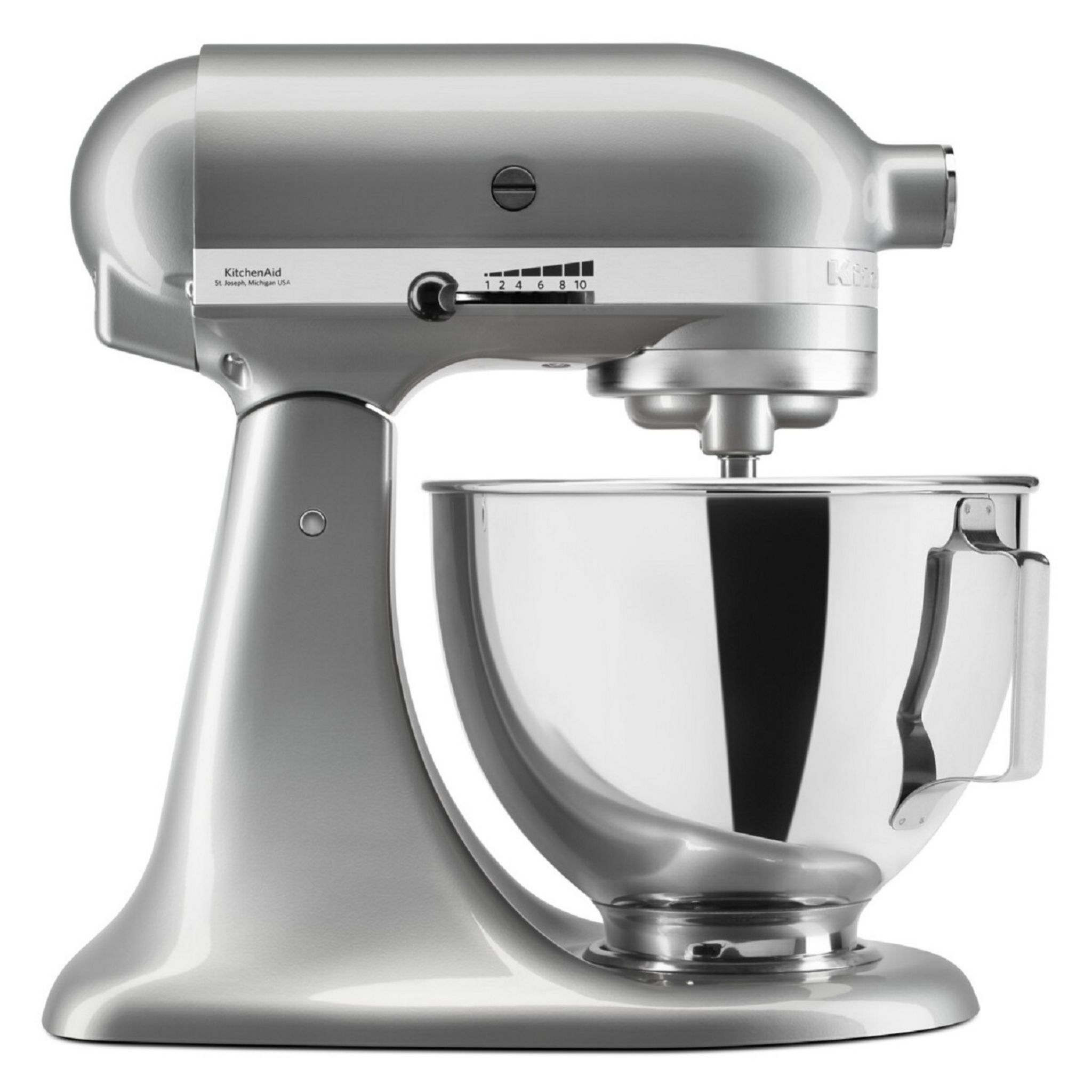 Voir la diapositive 5 : KITCHENAID Robot pâtissier 5KSM95PSEMC - Gris