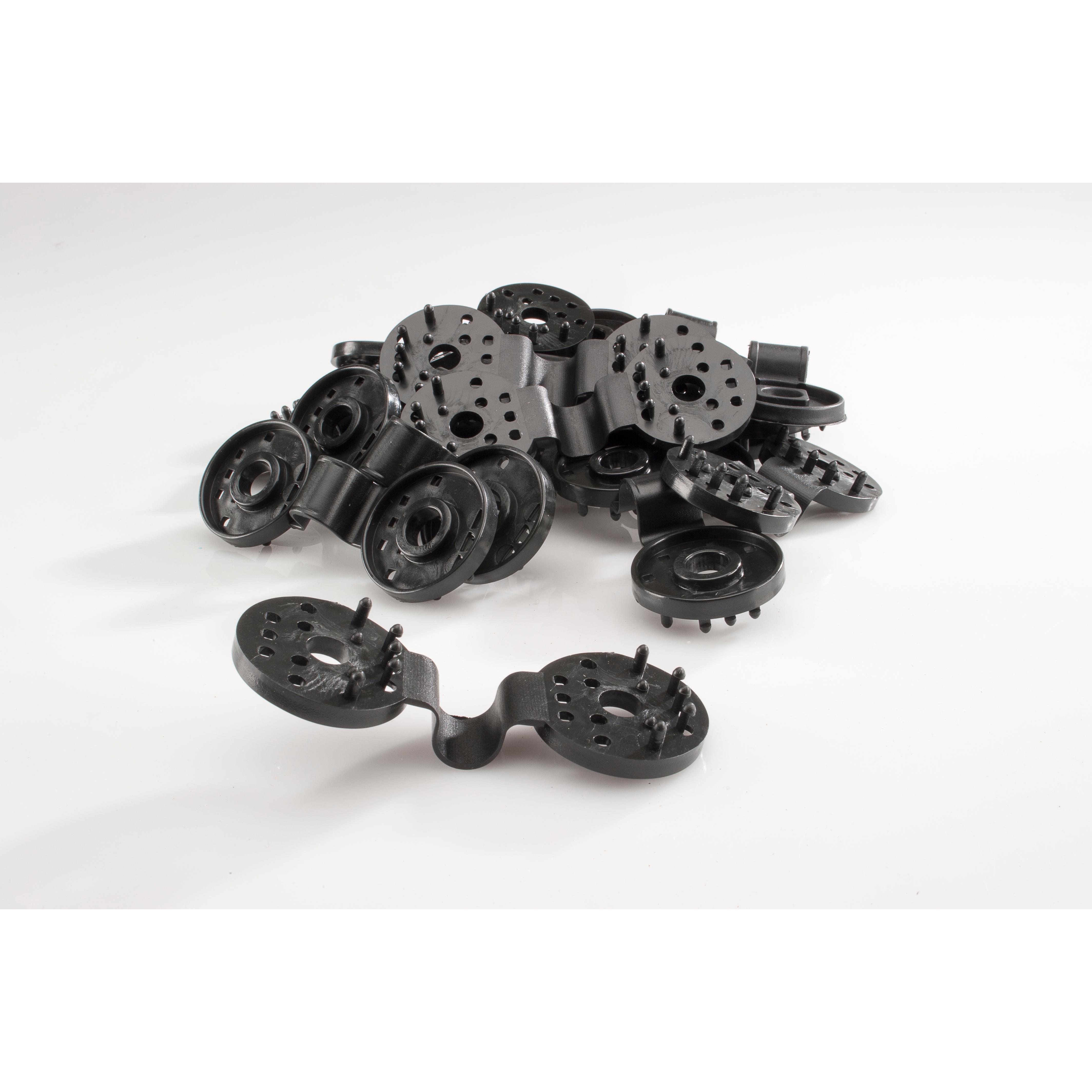 Voir la diapositive 3 : INKAZEN 20 clips en plastique pour brise-vue