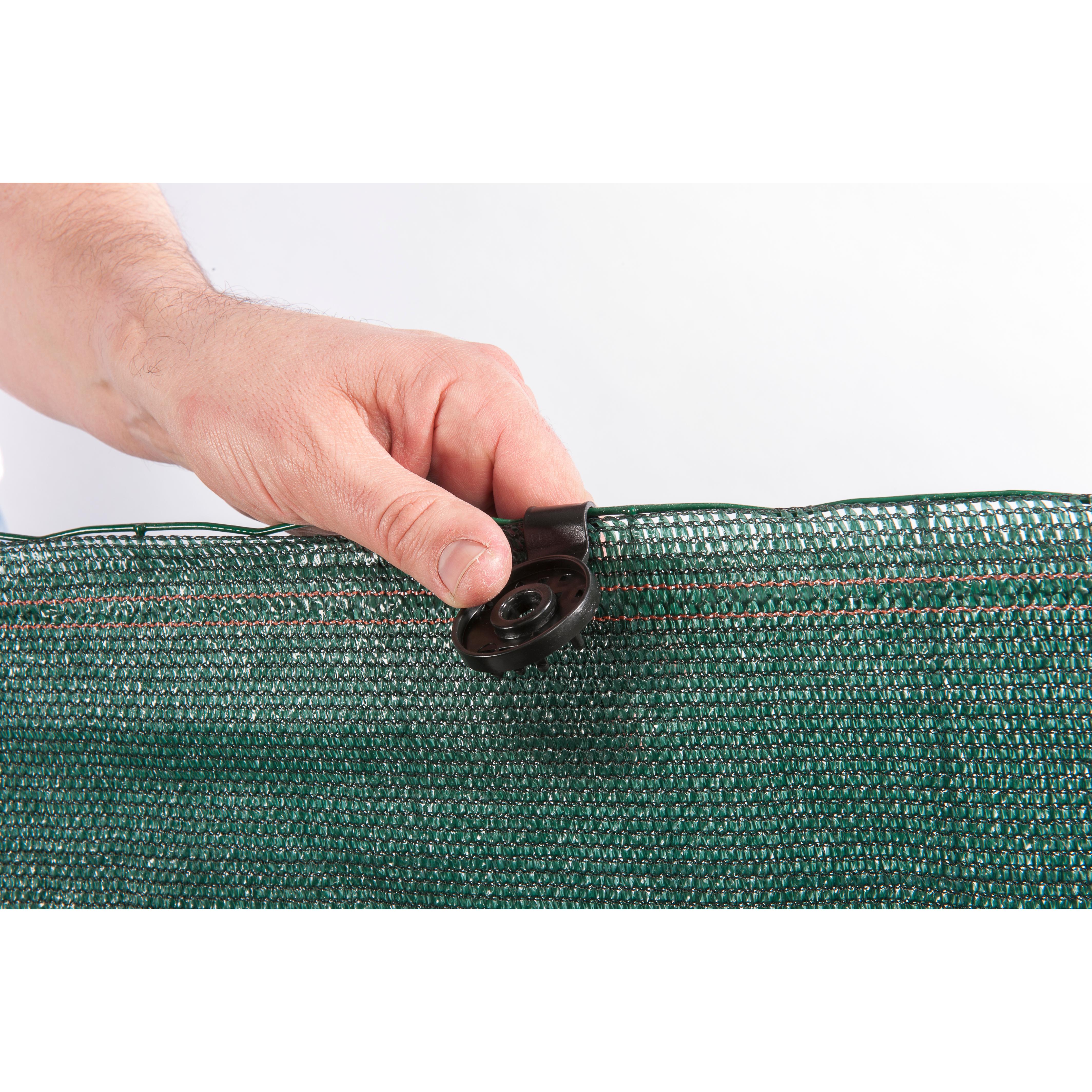Voir la diapositive 4 : INKAZEN 20 clips en plastique pour brise-vue