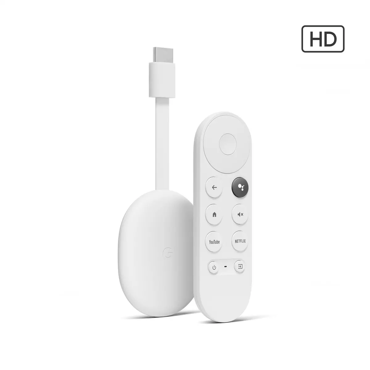 GOOGLE Chromecast HD avec Google TV - Blanc pas cher 