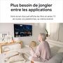 Voir la diapositive 2 : GOOGLE Chromecast HD avec Google TV - Blanc