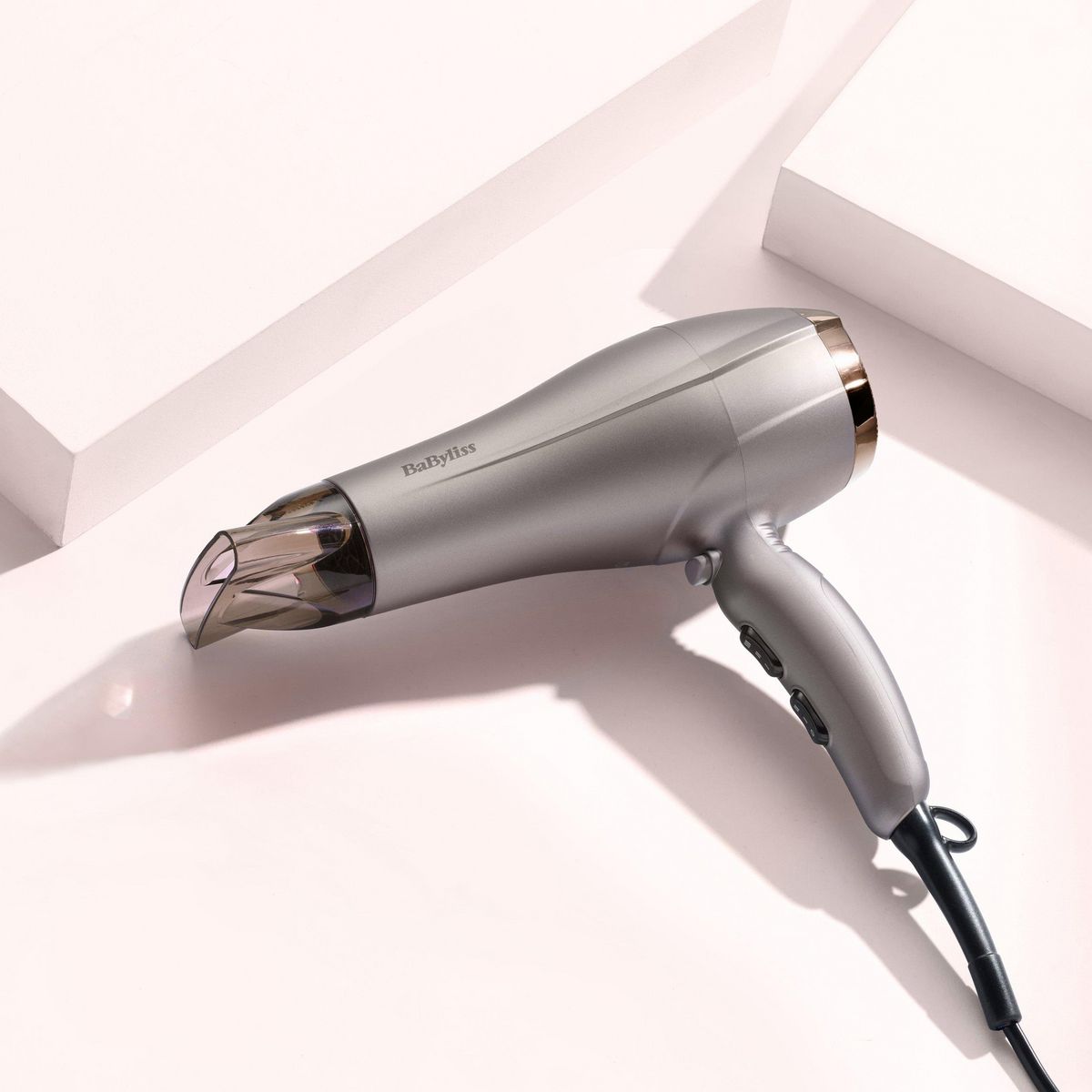BABYLISS Sèche cheveux ionique avec diffuseur SMOOTH DRY 5790PE - Rose