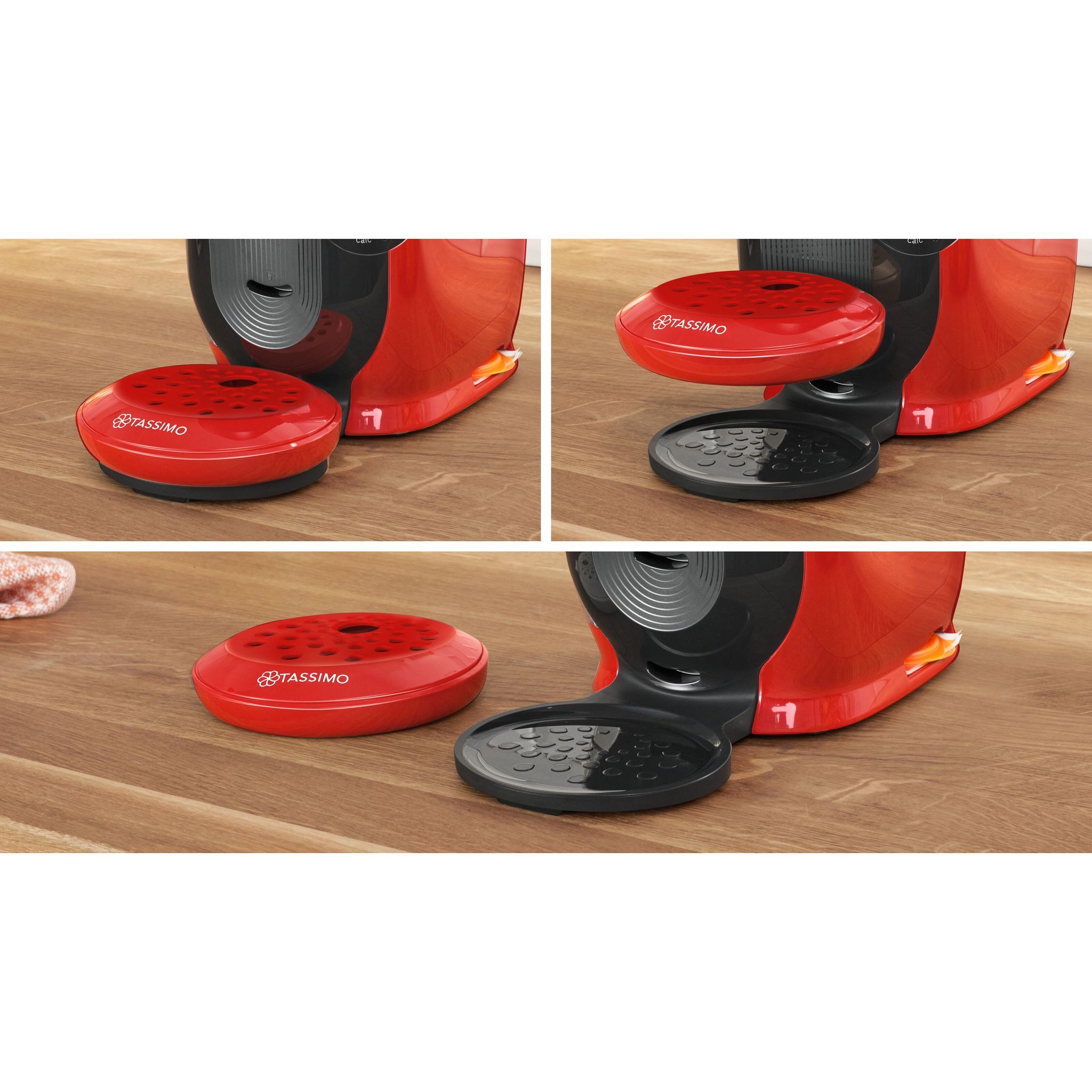 Voir la diapositive 6 : BOSCH Cafetière à dosette TASSIMO TAS1103C3 - Rouge
