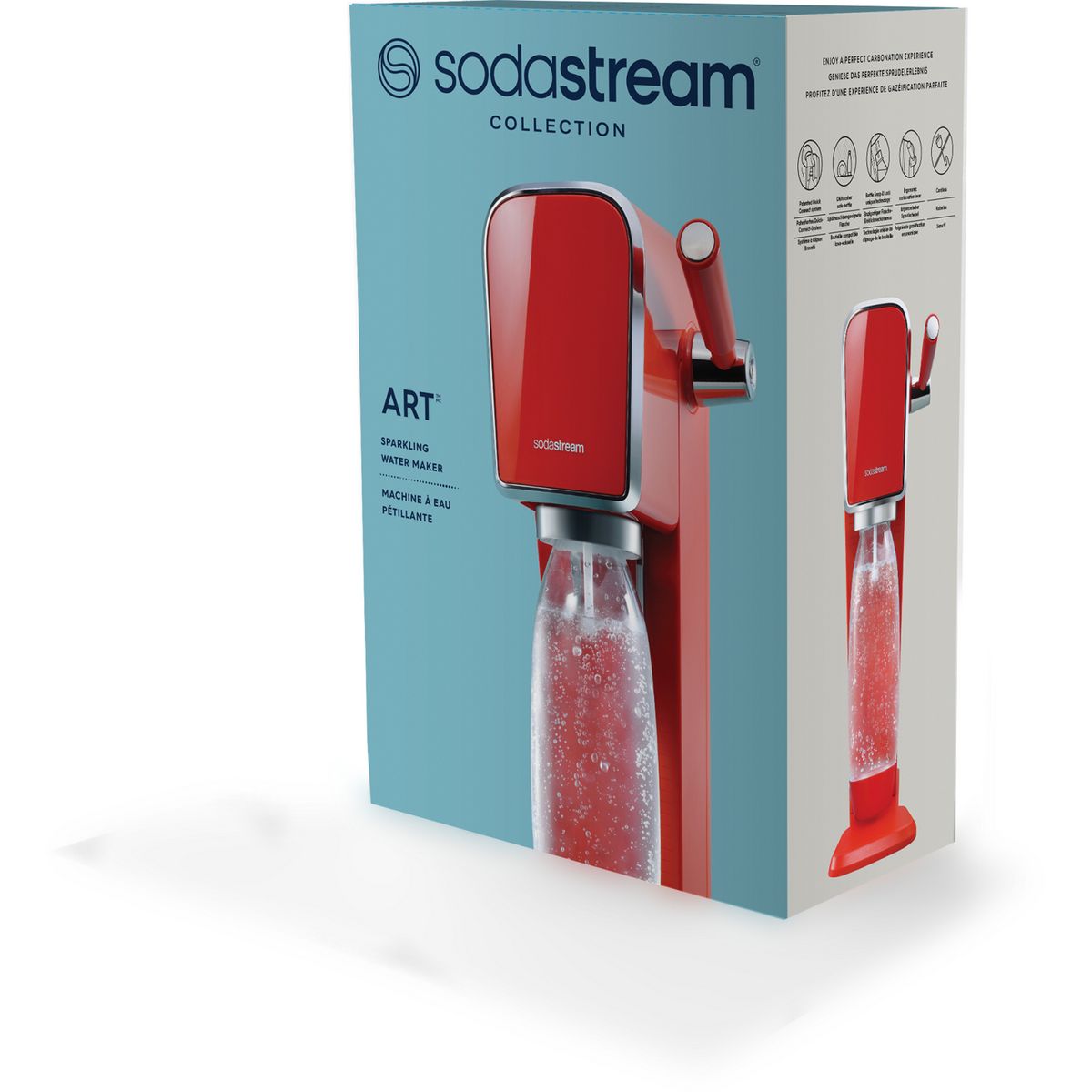 SODASTREAM Gazéificateur ART MANDARINE - Rouge