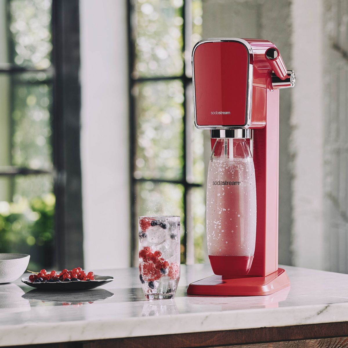 SODASTREAM Gazéificateur ART MANDARINE - Rouge