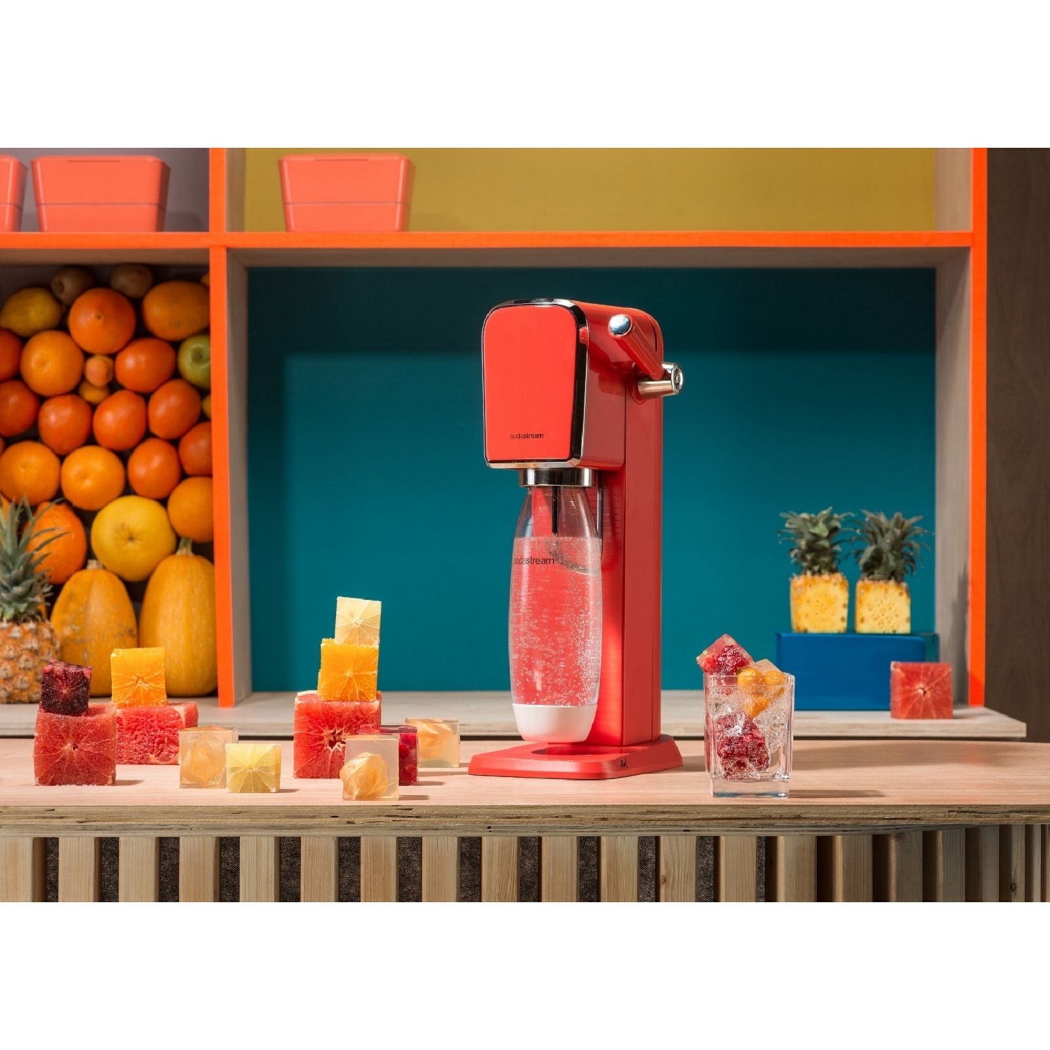 Voir la diapositive 10 : SODASTREAM Gazéificateur ART MANDARINE - Rouge