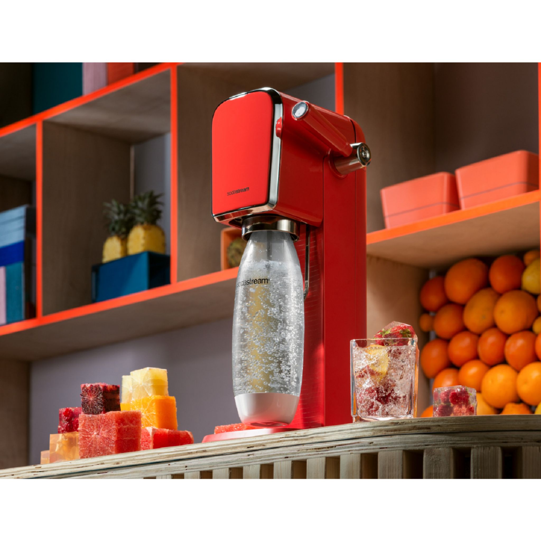 Voir la diapositive 11 : SODASTREAM Gazéificateur ART MANDARINE - Rouge