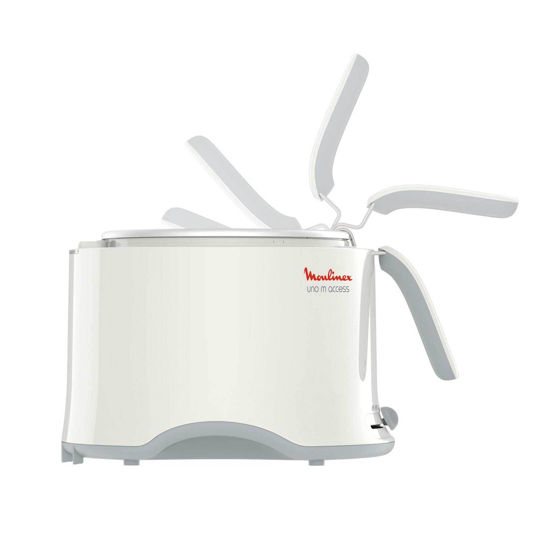 Voir la diapositive 3 : MOULINEX Friteuse électrique AF121110 - Blanc