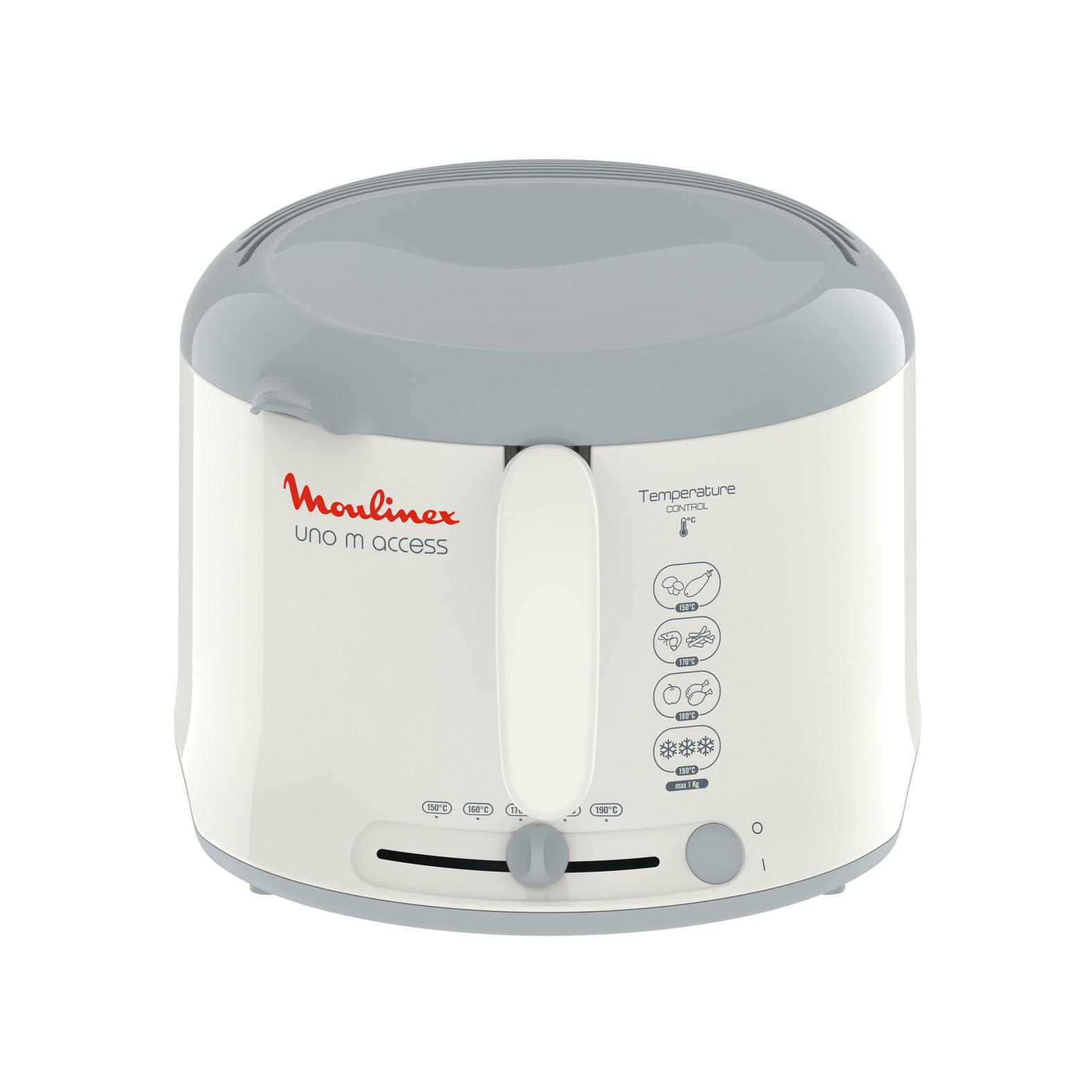 Voir la diapositive 4 : MOULINEX Friteuse électrique AF121110 - Blanc