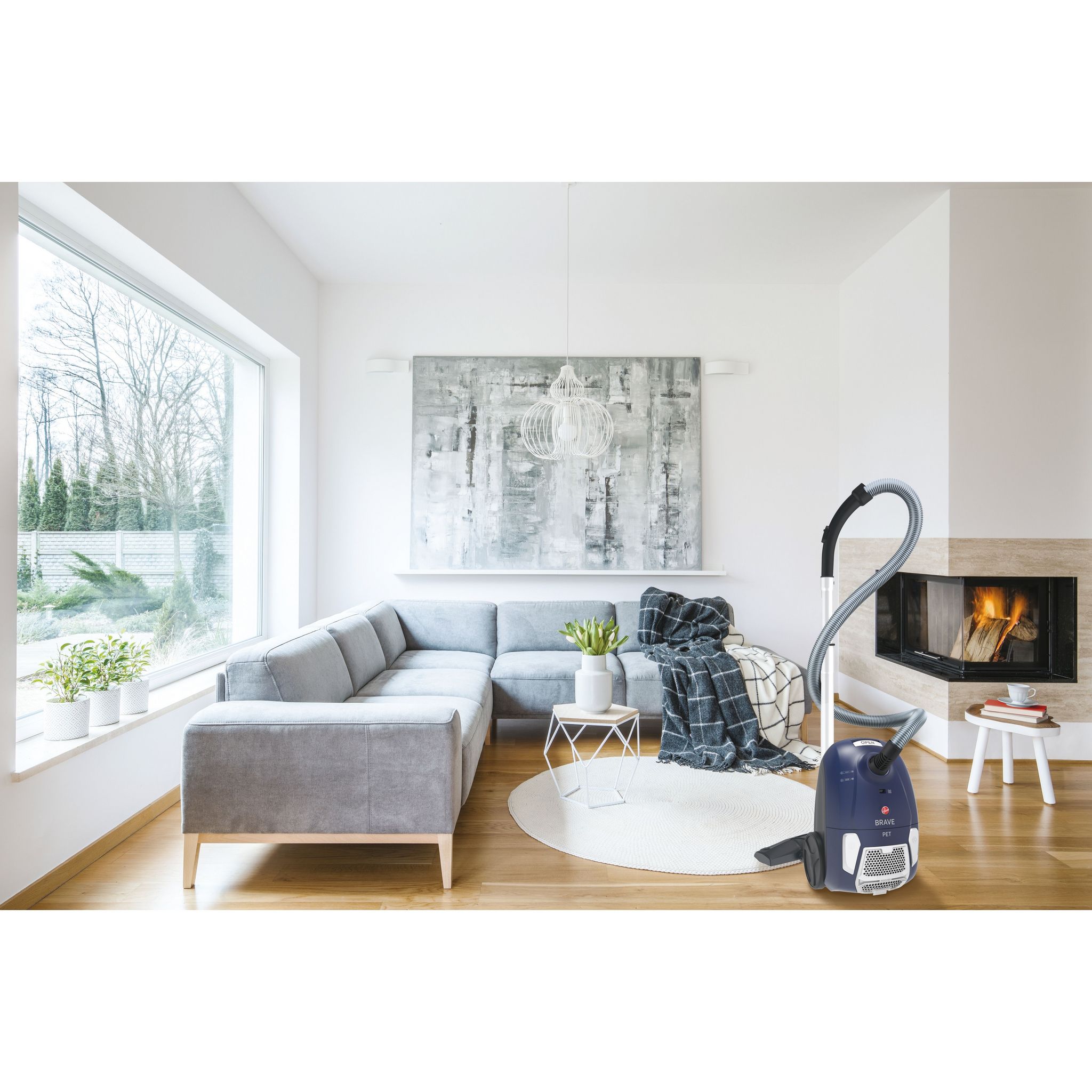 Voir la diapositive 9 : HOOVER Aspirateur traîneau avec sac spécial animaux BV60PET - Bleu