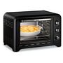 Voir la diapositive 4 : MOULINEX Mini four avec pierre à pizza chaleur tournante OX487810, 39 L, Noir