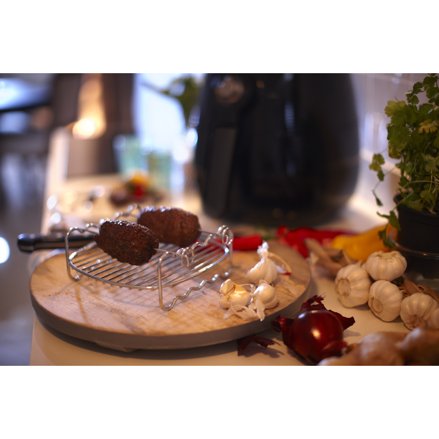 Voir la diapositive 3 : PHILIPS Accessoire airfryer XL HD9905 - Gris