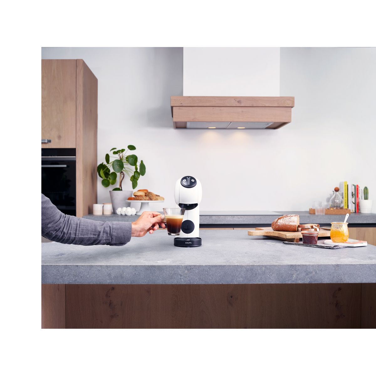 KRUPS Cafetière à capsule expresso Nescafé Dolce Gusto YY4446FD - Blanc