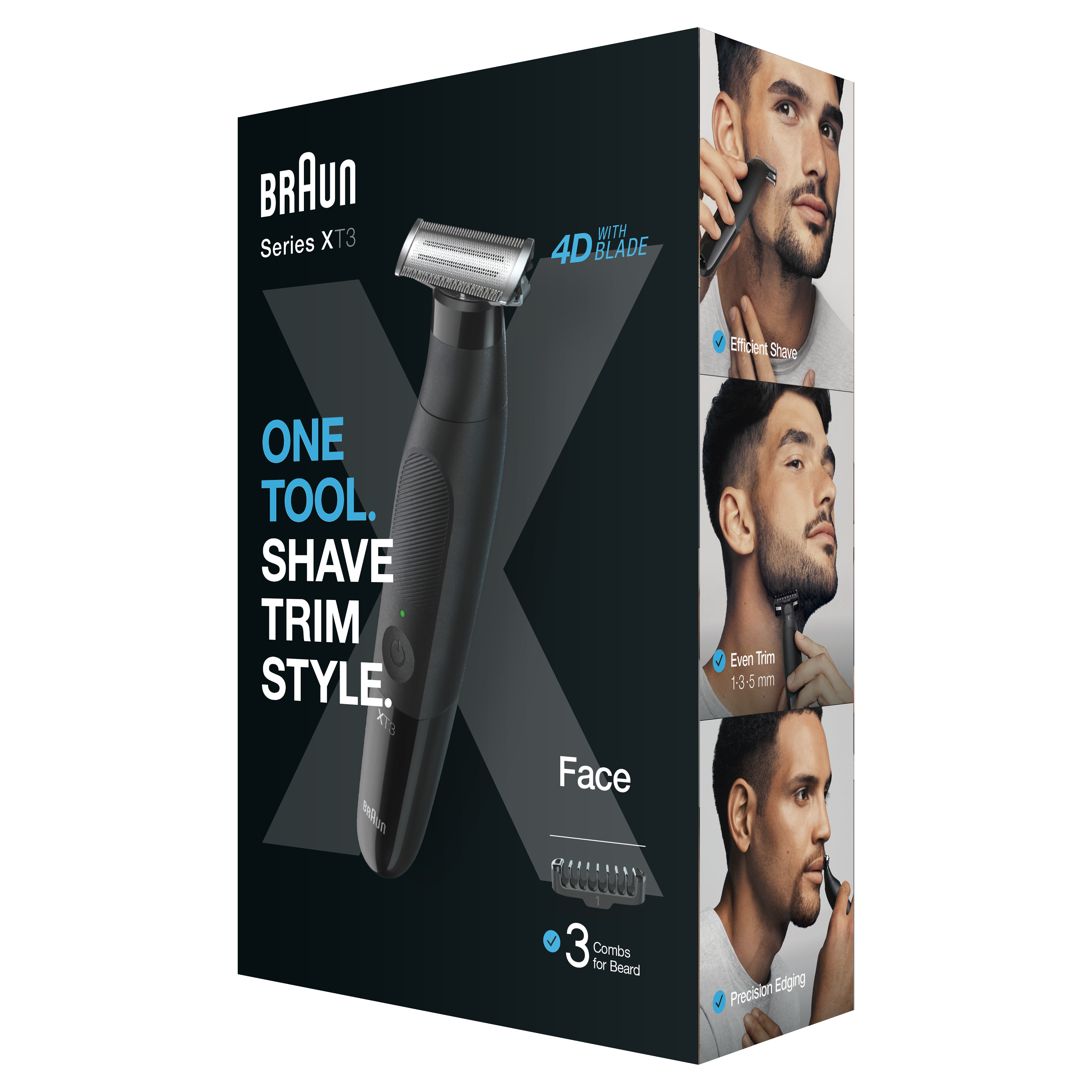 Voir la diapositive 11 : BRAUN Rasoir électrique XT3100 - Noir