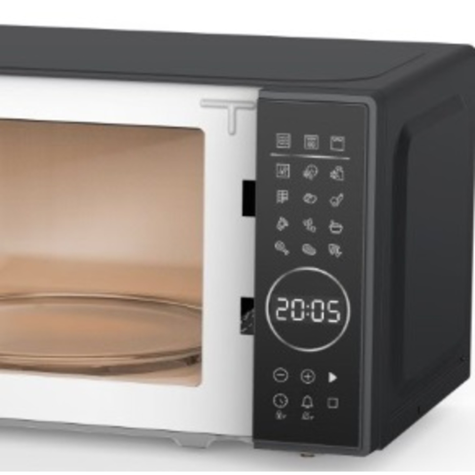Voir la diapositive 3 : BEKO Micro-ondes grill MGC20130BB, 700W - Capacité 20 L - Noir