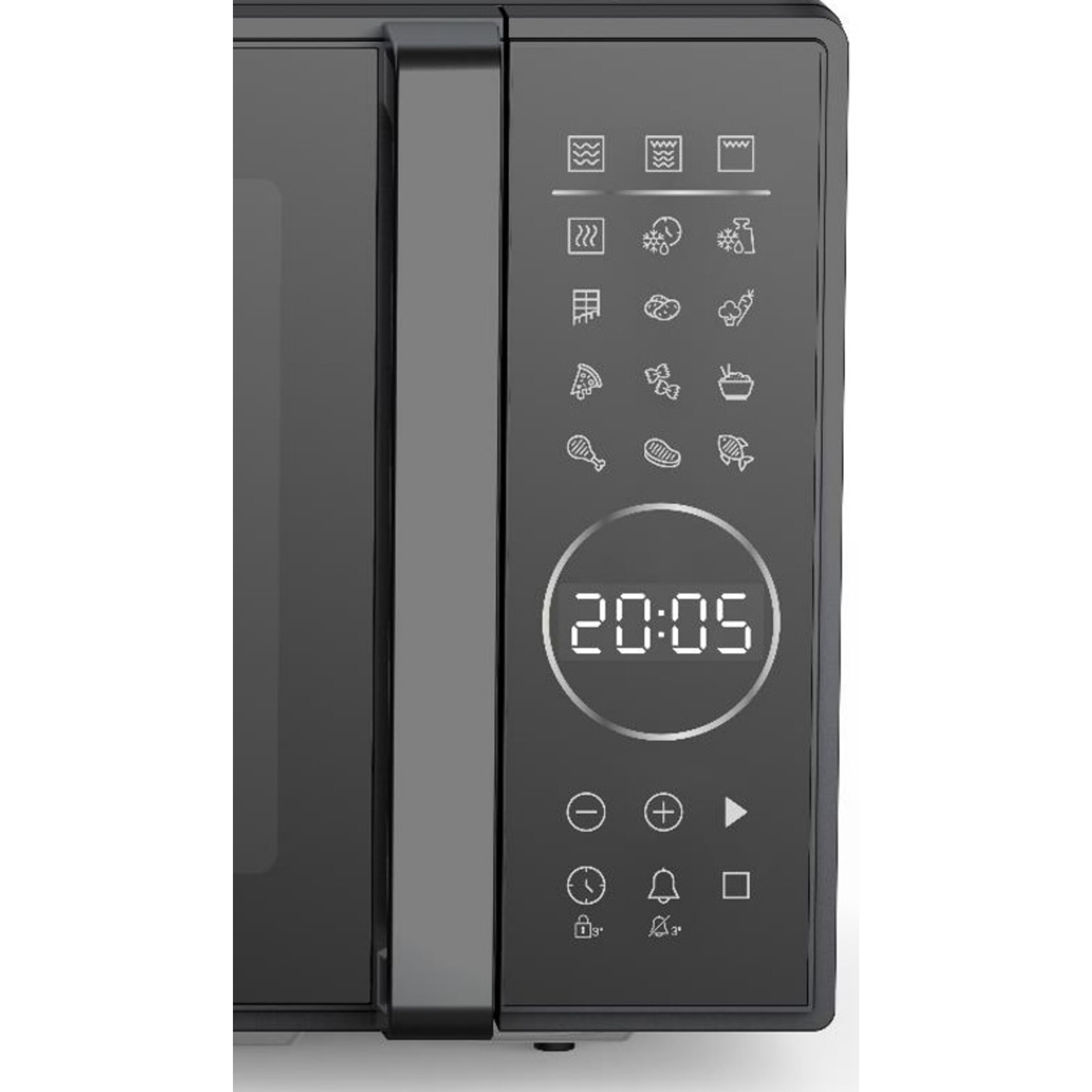 Voir la diapositive 5 : BEKO Micro-ondes grill MGC20130BB, 700W - Capacité 20 L - Noir