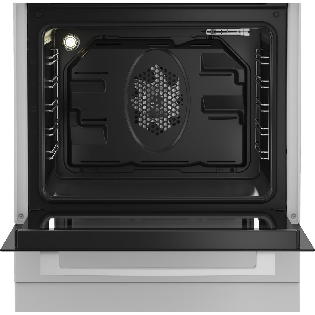 BEKO Cuisinière induction FSE68302MWC, 60 cm, 3 foyers, Four multifonction