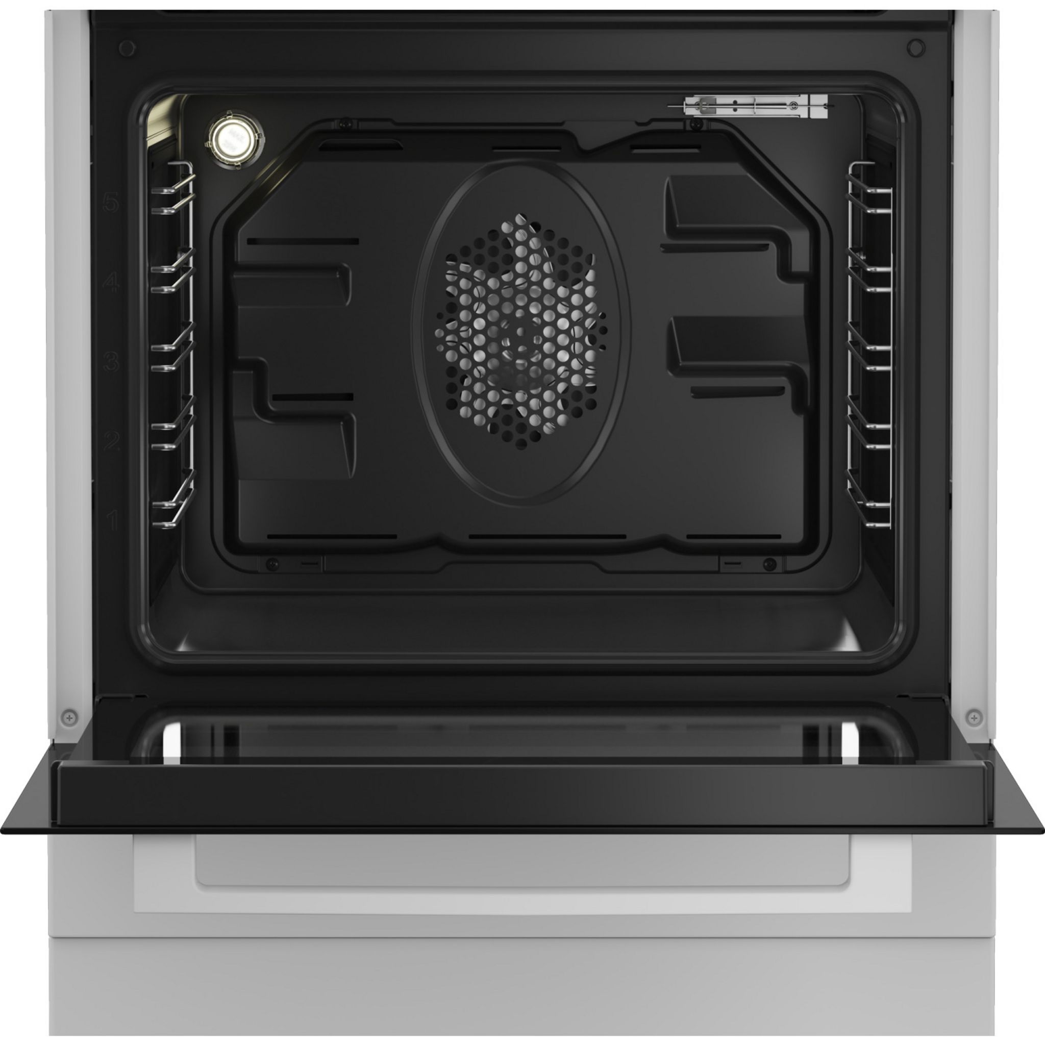 Voir la diapositive 5 : BEKO Cuisinière induction FSE68302MWC, 60 cm, 3 foyers, Four multifonction
