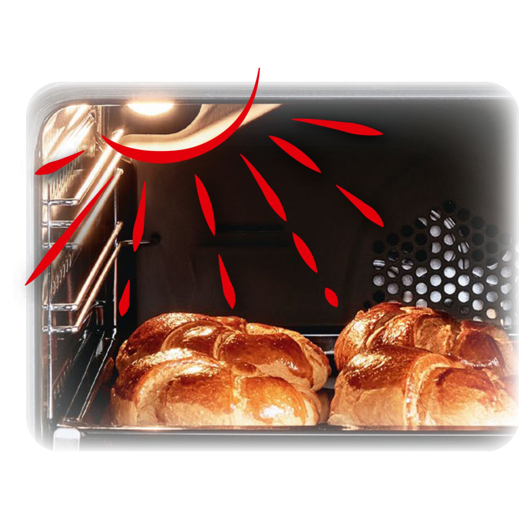 Voir la diapositive 5 : BEKO Cuisinière vitrocéramique FSE67300XCS, 60 cm, 4 foyers, Four multifonction