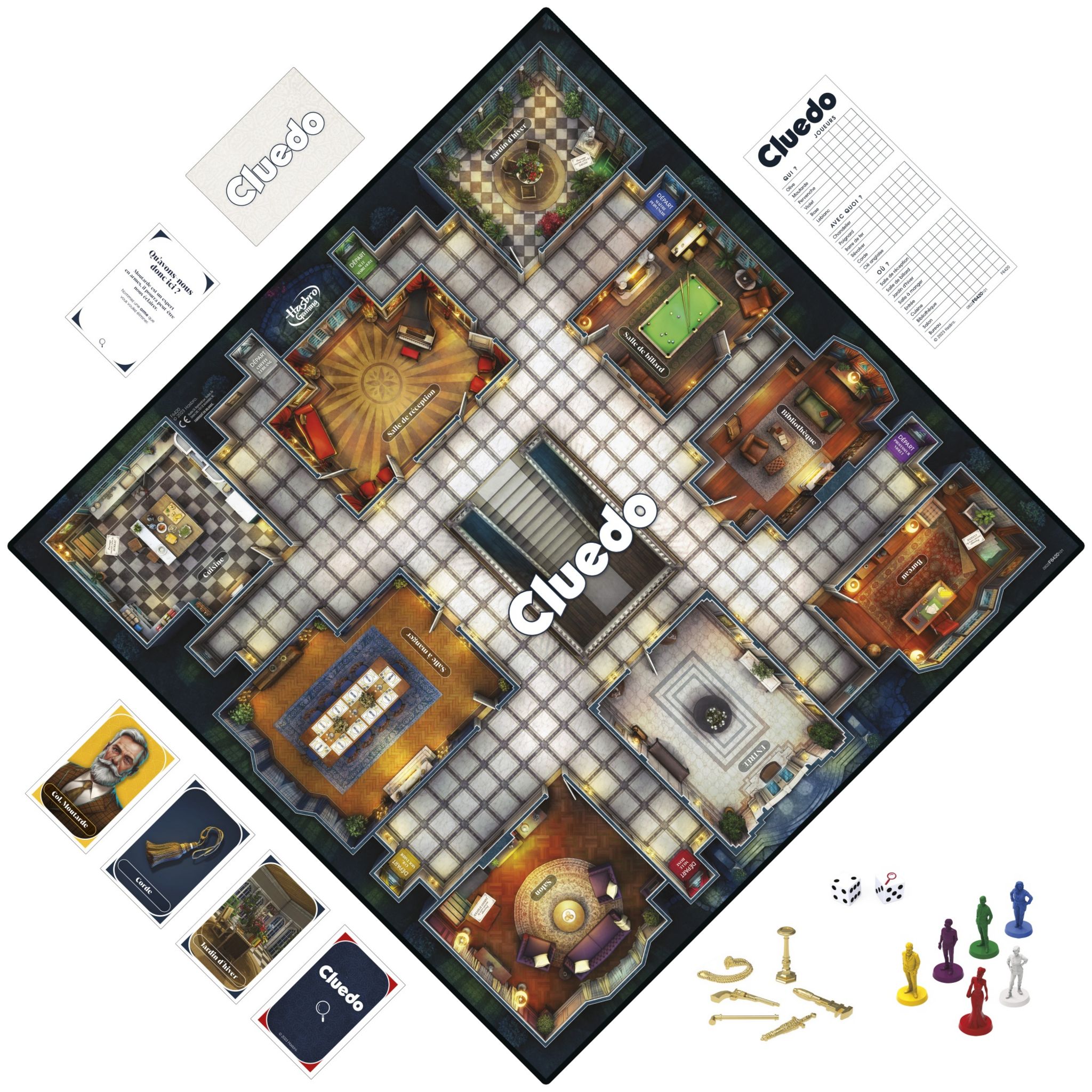 Voir la diapositive 4 : HASBRO Jeu Cluedo