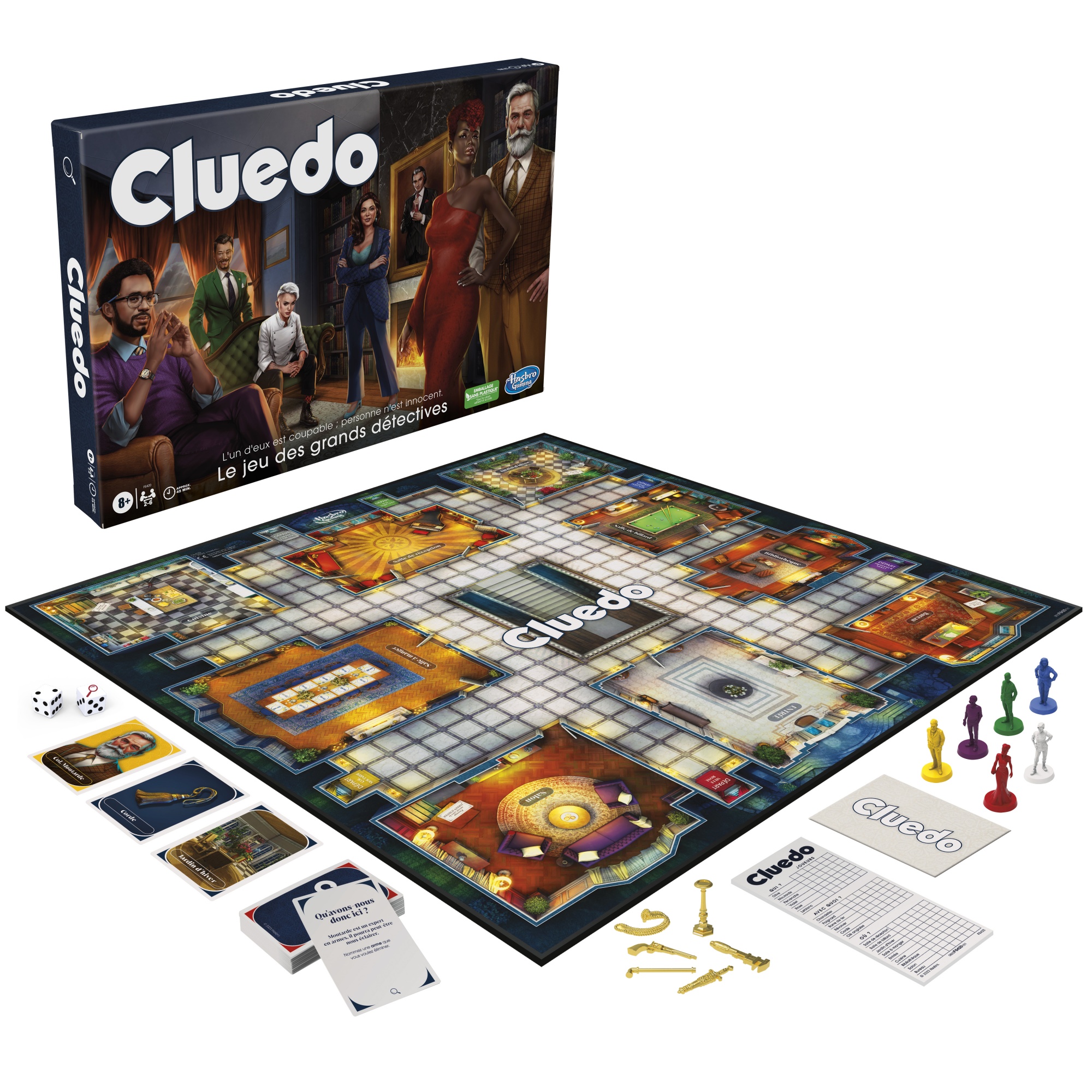 Voir la diapositive 7 : HASBRO Jeu Cluedo