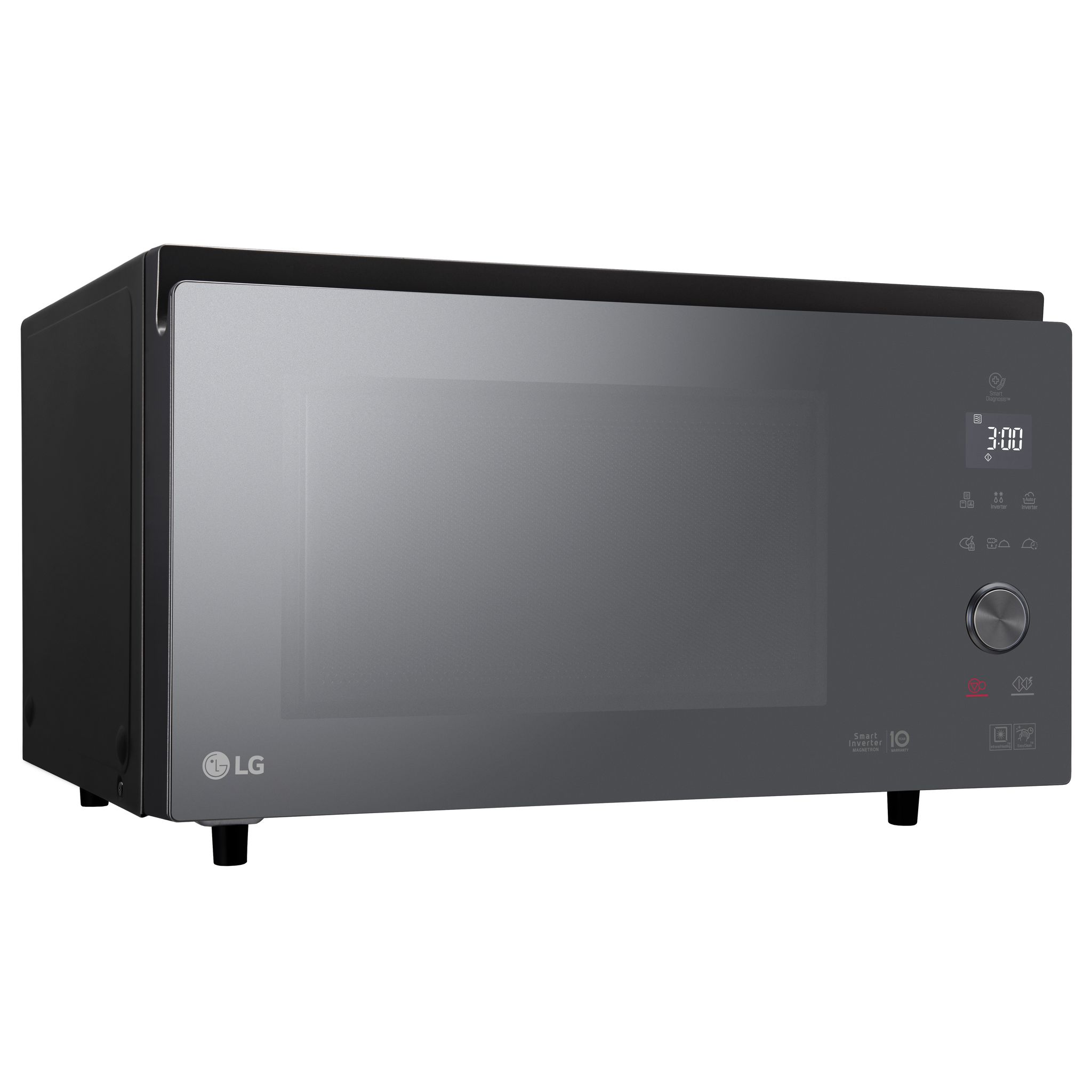 Voir la diapositive 2 : LG Micro-ondes combiné MJ3965BCR, 1100 W - Capacité 39 L - Noir