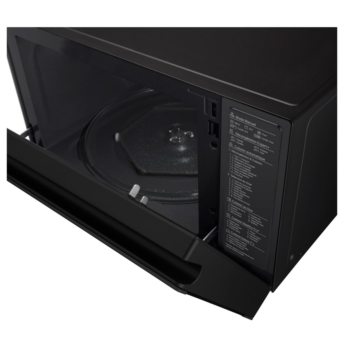 LG Micro-ondes combiné MJ3965BCR, 1100 W - Capacité 39 L - Noir