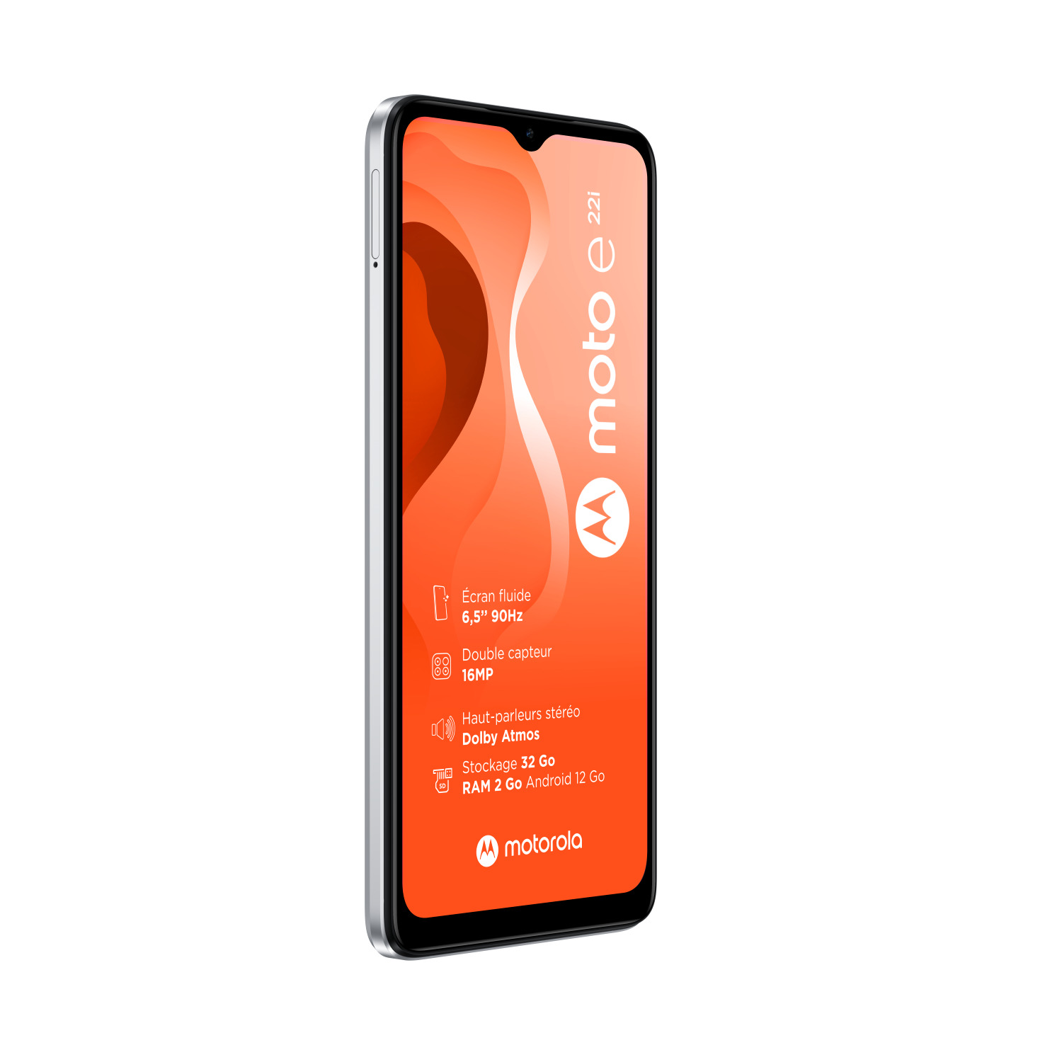 Voir la diapositive 7 : MOTOROLA E22i 32 Go - Blanc
