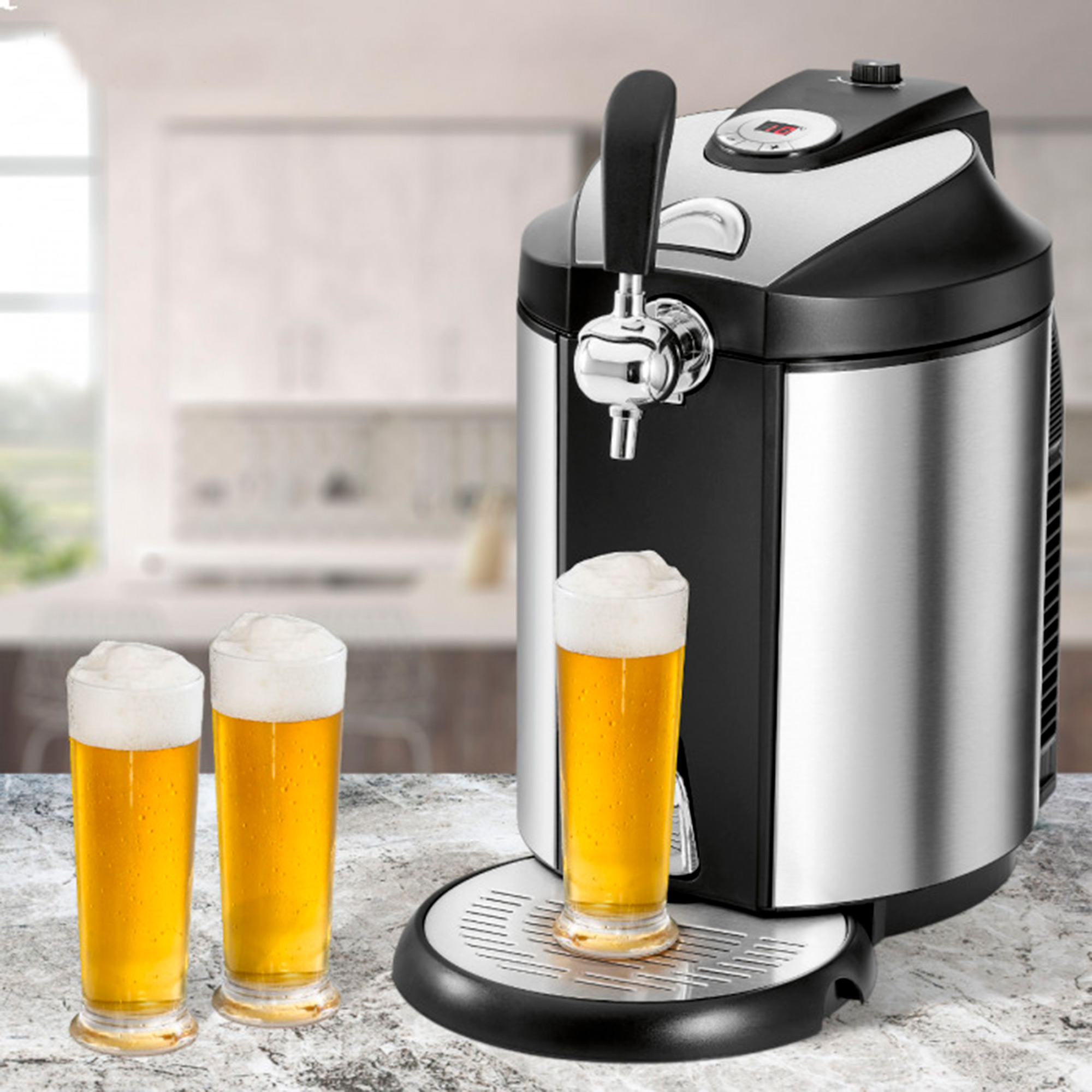 Voir la diapositive 3 : CLATRONIC Tireuse à bière BZ 3740 - Inox