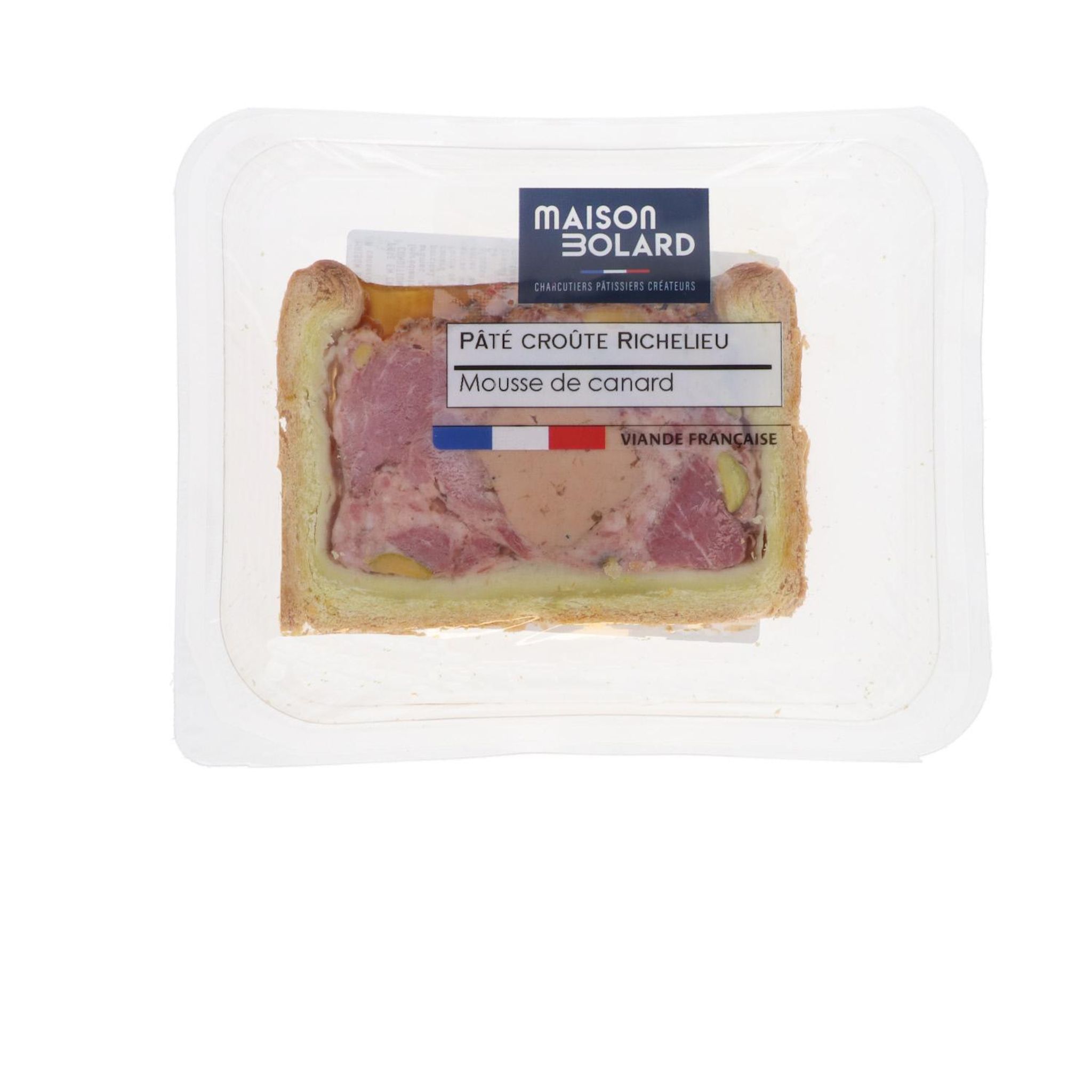 Pâté en croute Richelieu à la mousse de canard 100g 