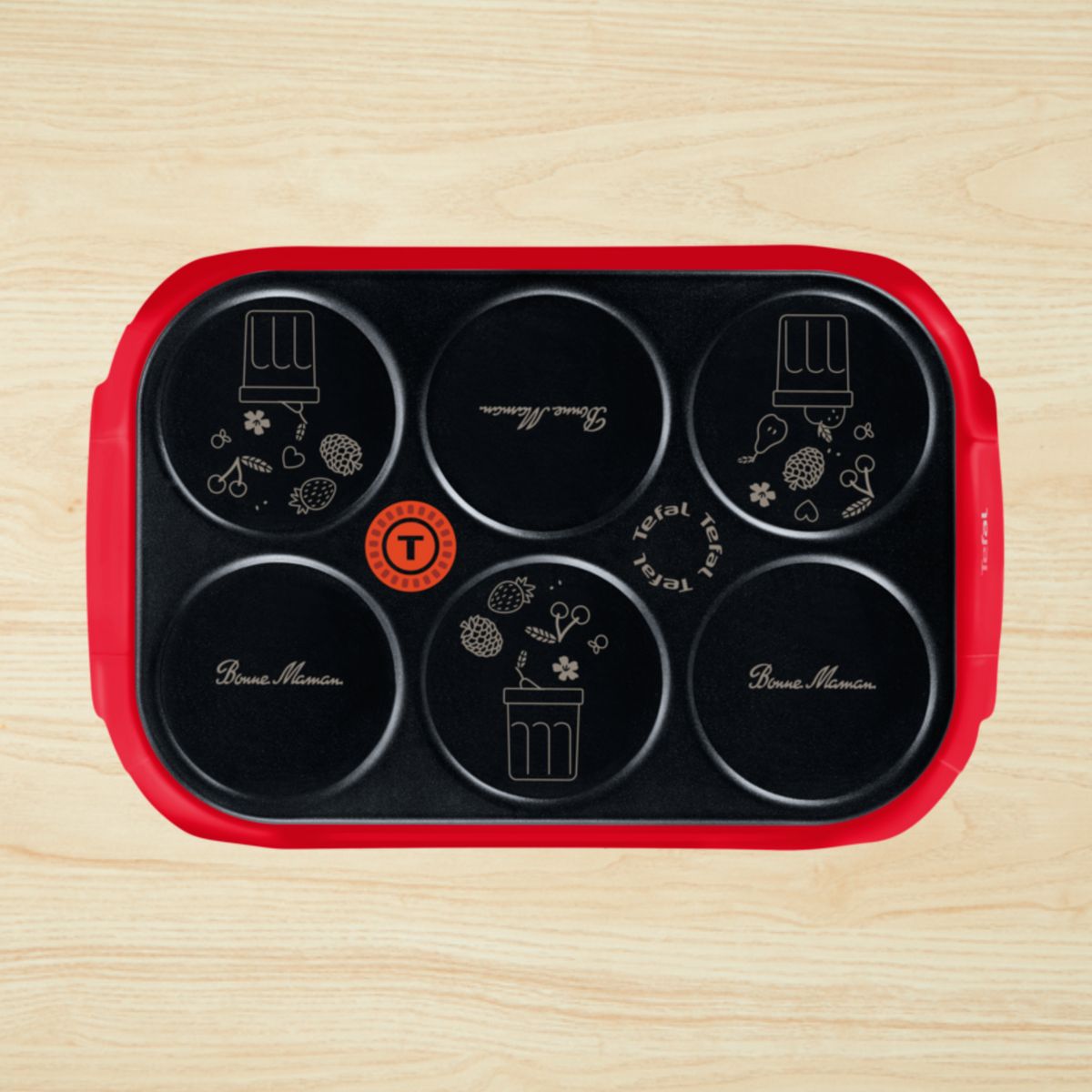 TEFAL Crêpière PY55B510 - Rouge