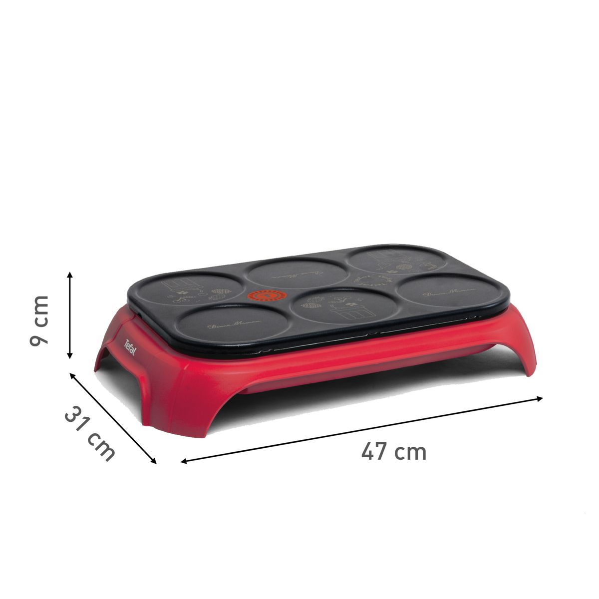 TEFAL Crêpière PY55B510 - Rouge