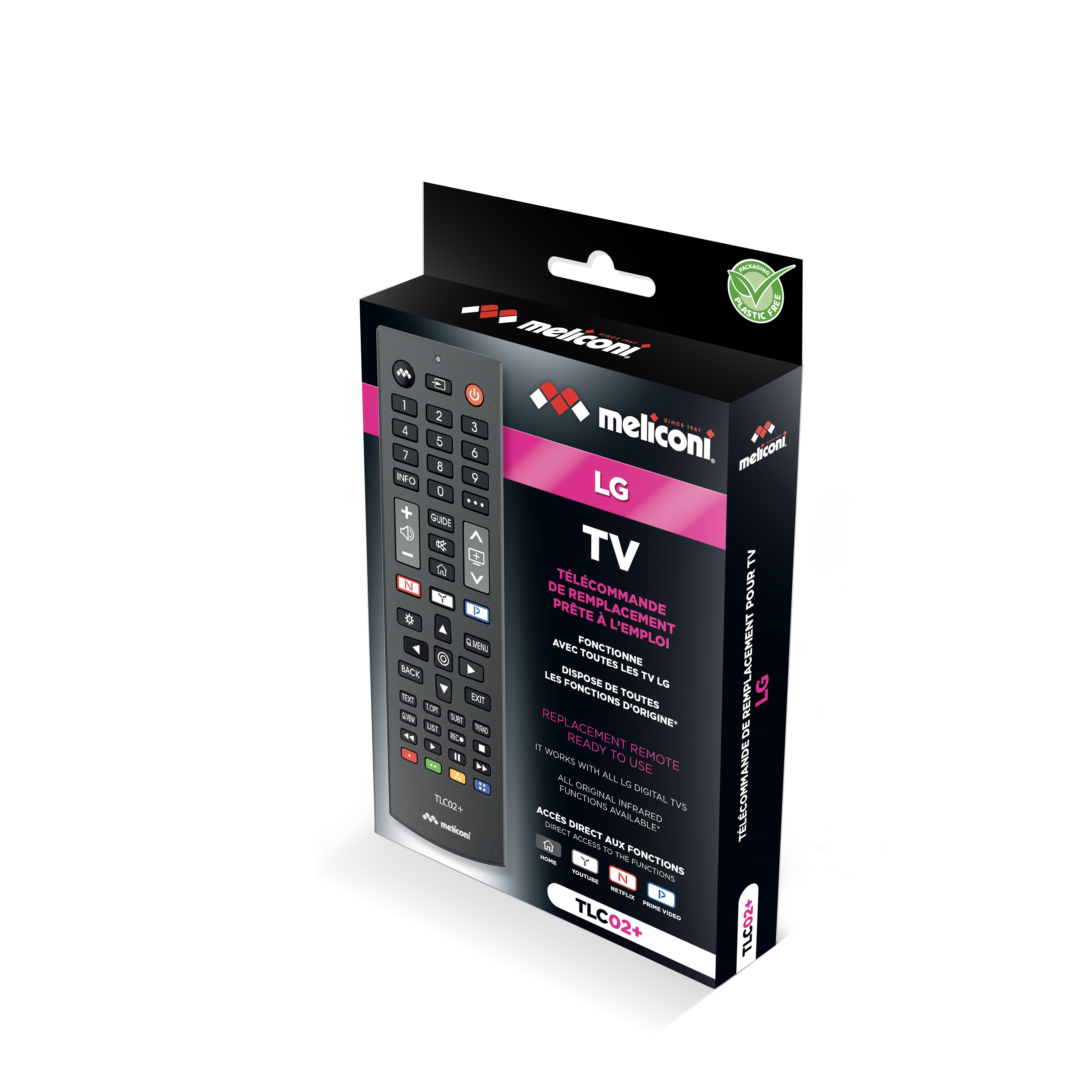 Voir la diapositive 2 : MELICONI Télécommande TLC 02 Plus