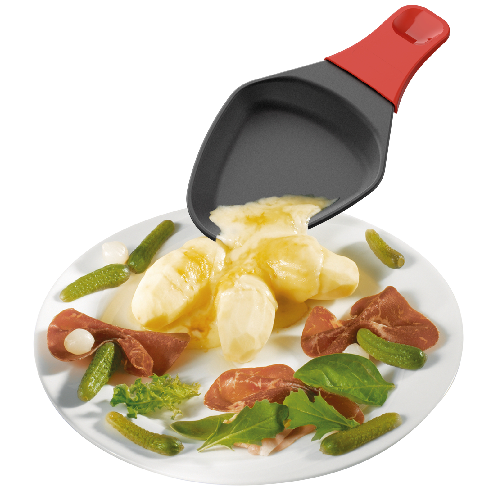 Voir la diapositive 3 : MOULINEX Appareil à raclette RE151512 - Rouge