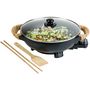 Voir la diapositive 5 : BESTRON Wok électrique AEW100AS - Noir