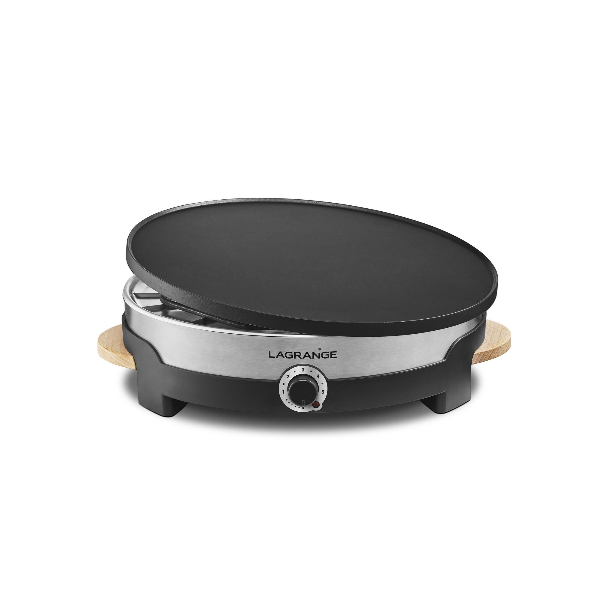 Voir la diapositive 5 : LAGRANGE Crêpière 109018 - Gris et noir